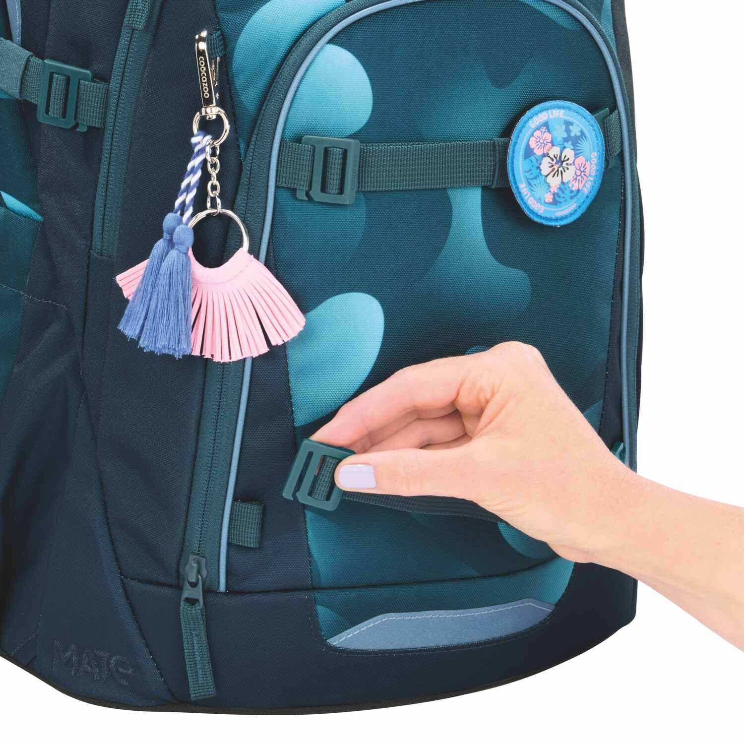 coocazoo Schulrucksack MATE, Aqua Flow