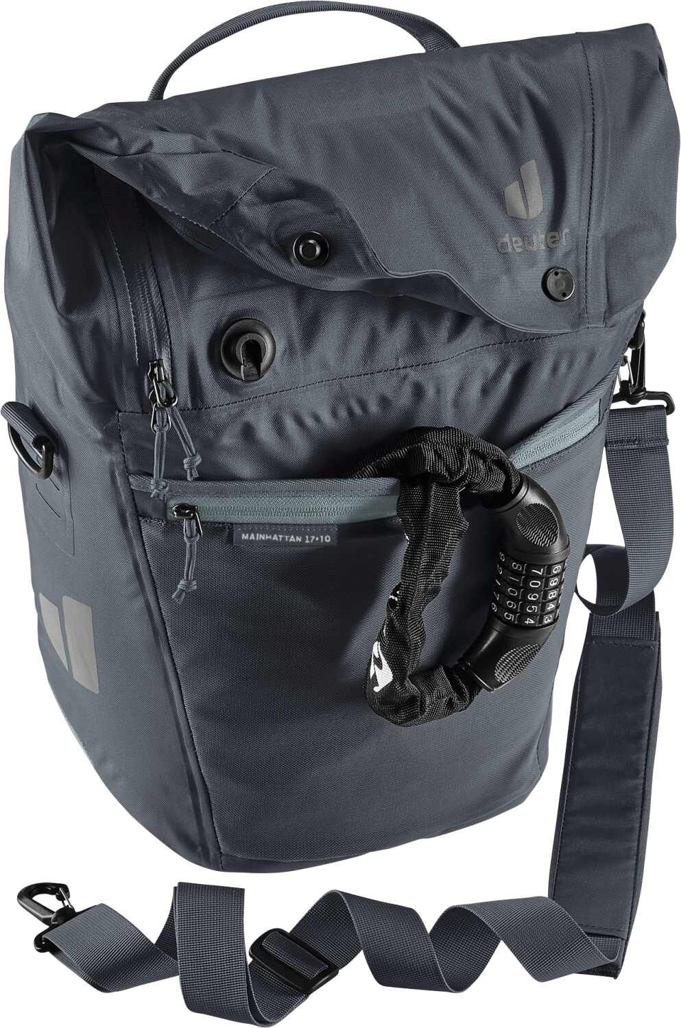 deuter Fahrradtasche Mainhattan 17+10 graphite-shale