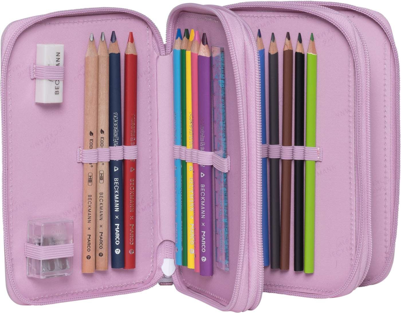 Beckmann 3-fächrige Federmappe Rosie