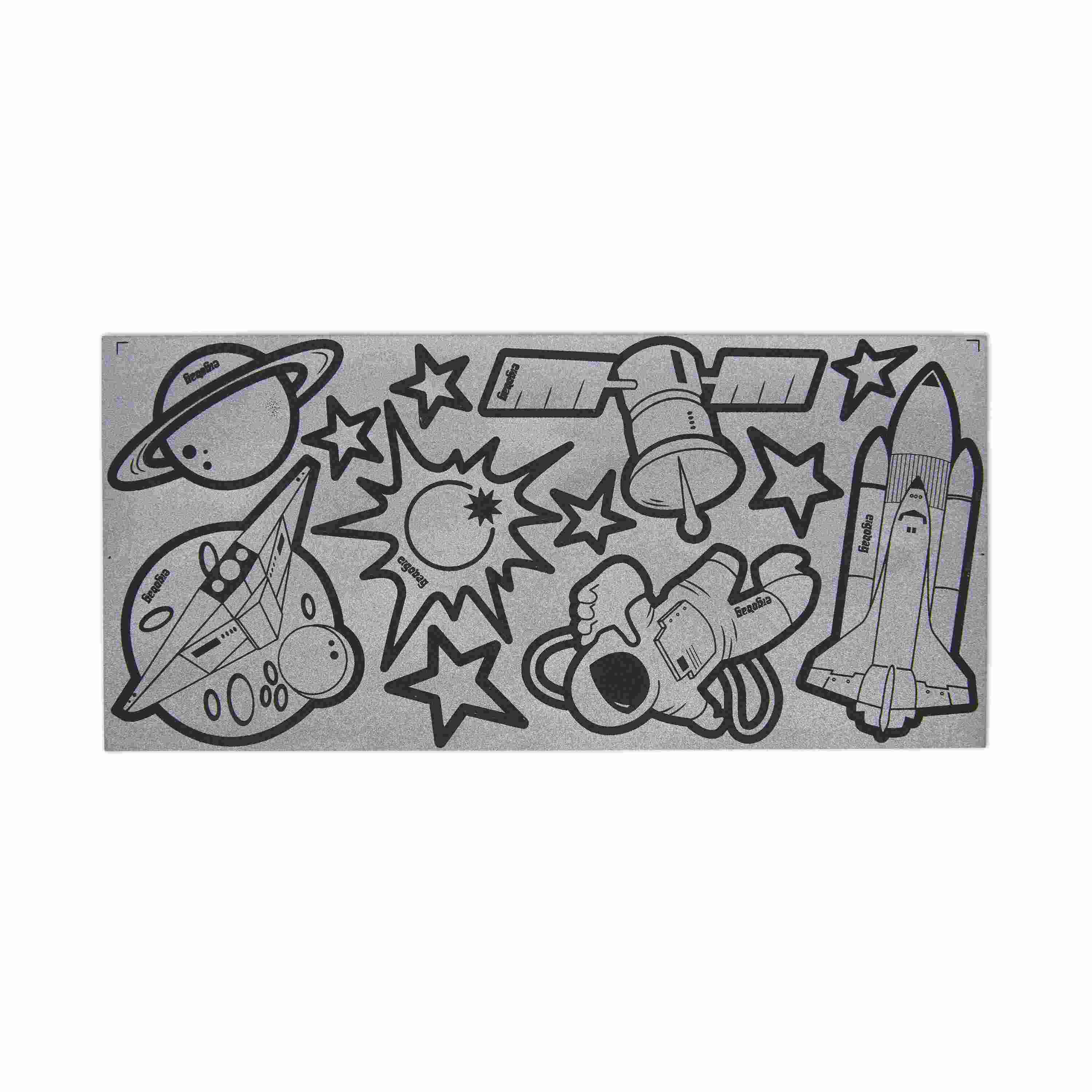 ergobag Reflexie-Sticker Set Weltall
