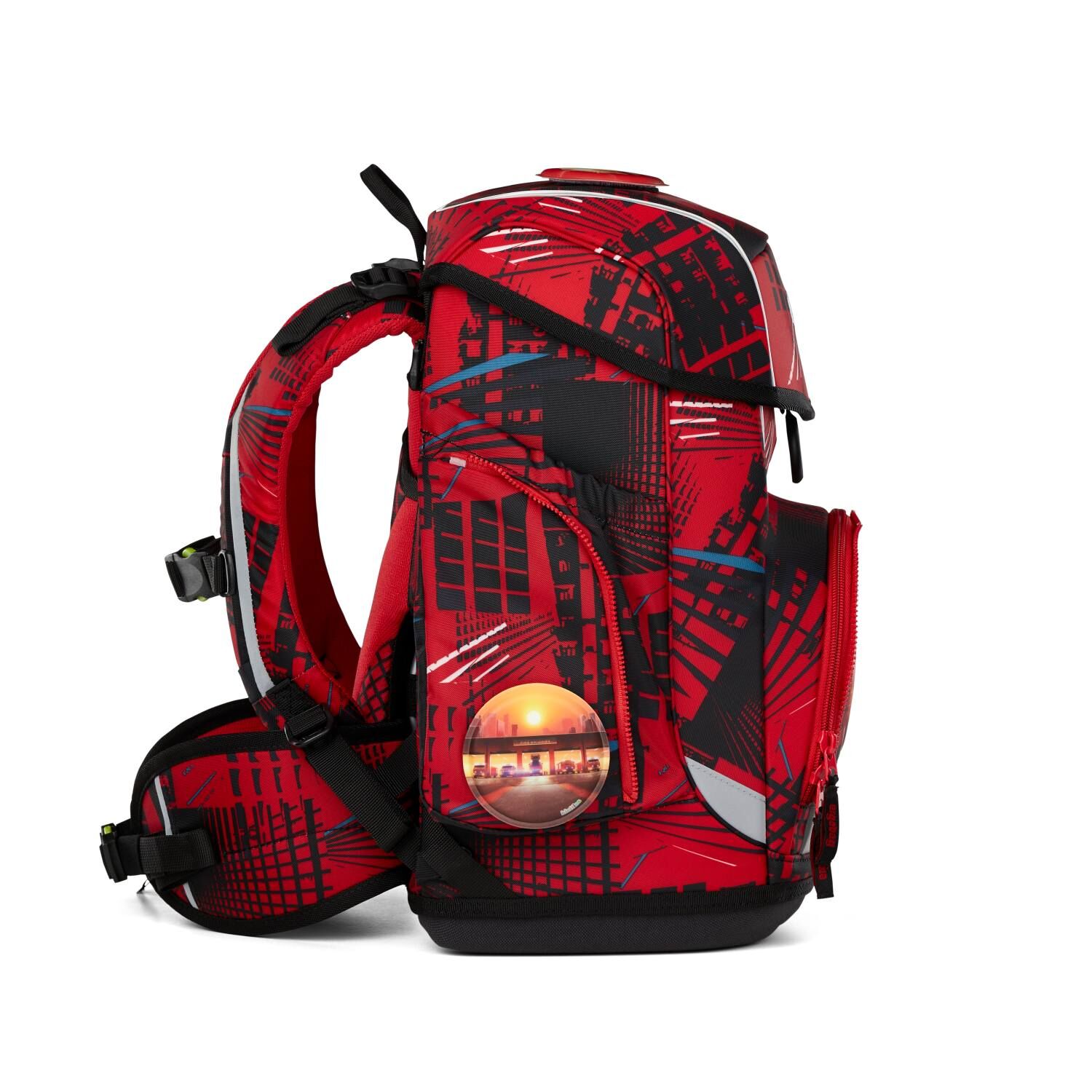 ergobag cubo Schulranzen-Set AlarmBärreitschaft