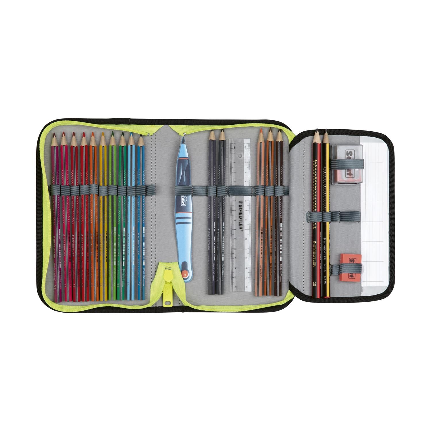 Scout Micro Schulranzen-Set 4 Superflash Extreme Soccer Star