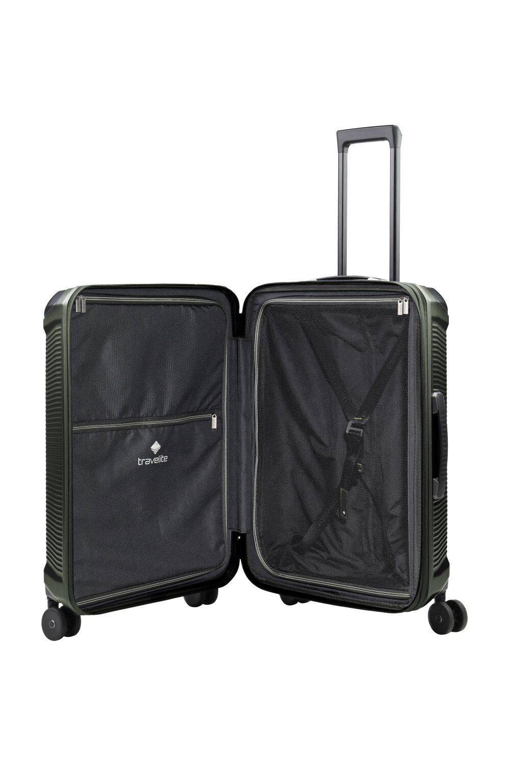 Travelite Koffer MILLENNIUM Trolley 4w M exp., Pine Green