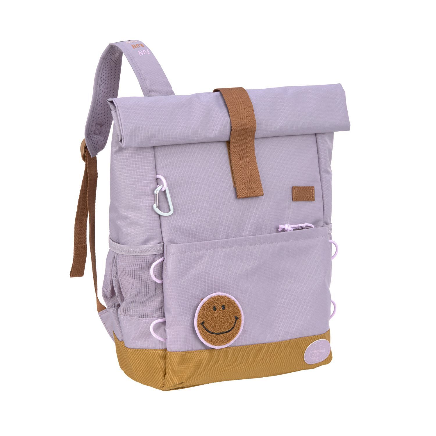Lässig Kinderrucksack - Medium Rolltop Backpack Little Gang Lila