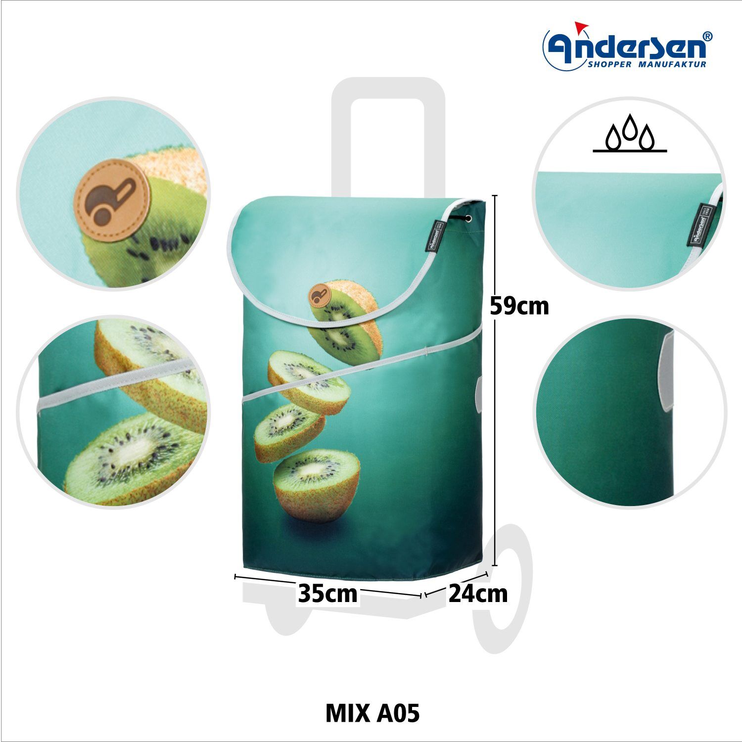 Andersen Einkaufstrolley Tasche MIX A05