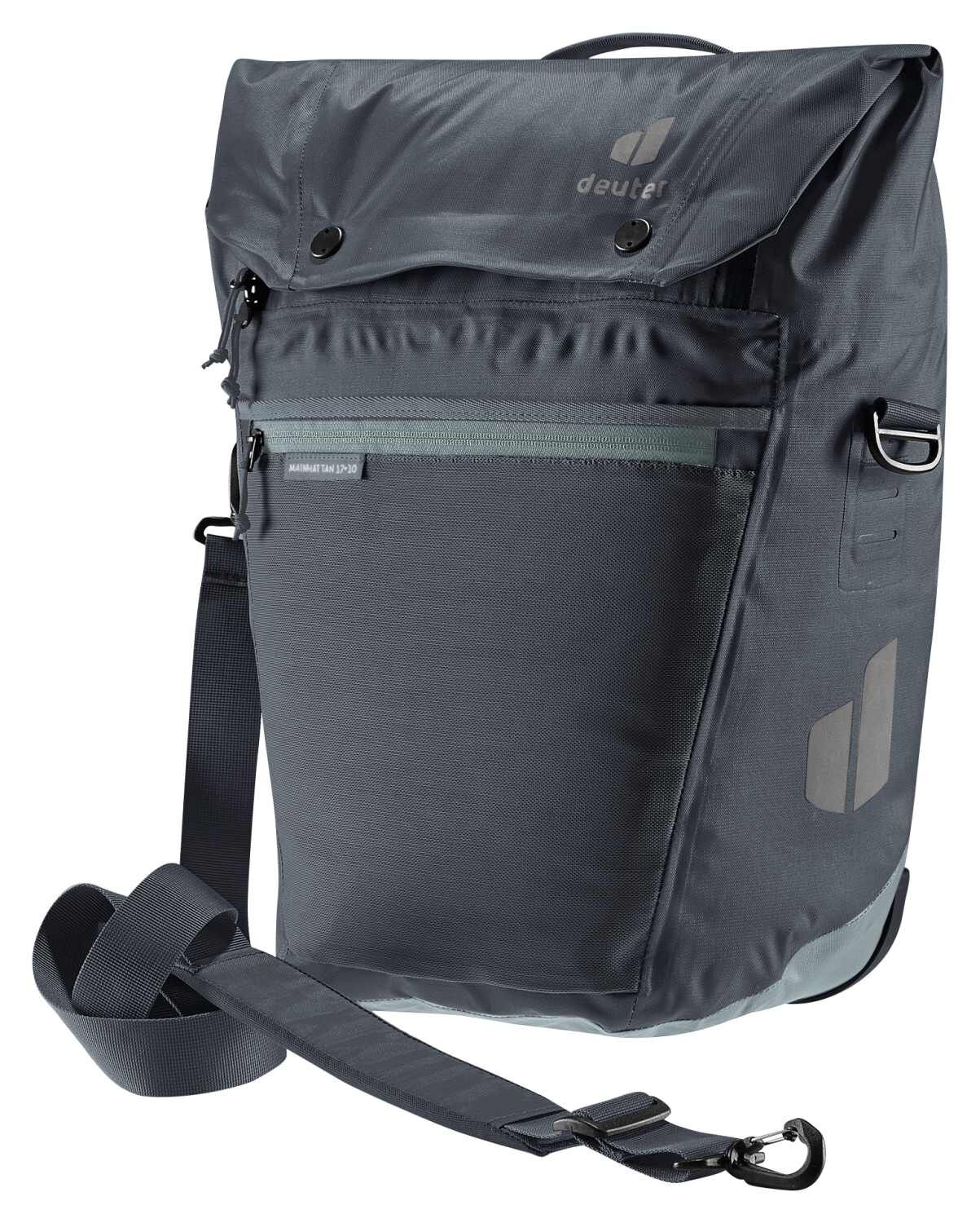 deuter Fahrradtasche Mainhattan 17+10 graphite-shale