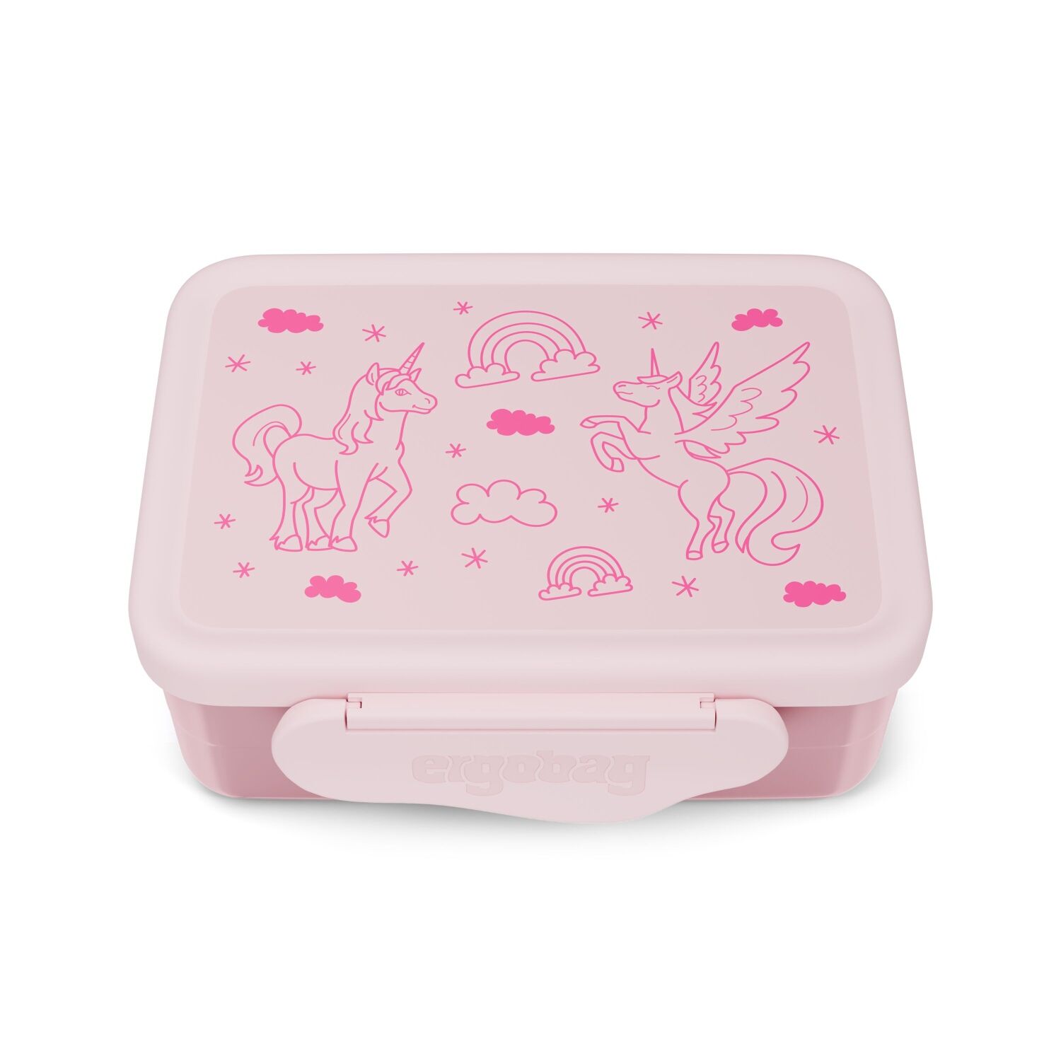 ergobag Edelstahl Brotdose Einhorn