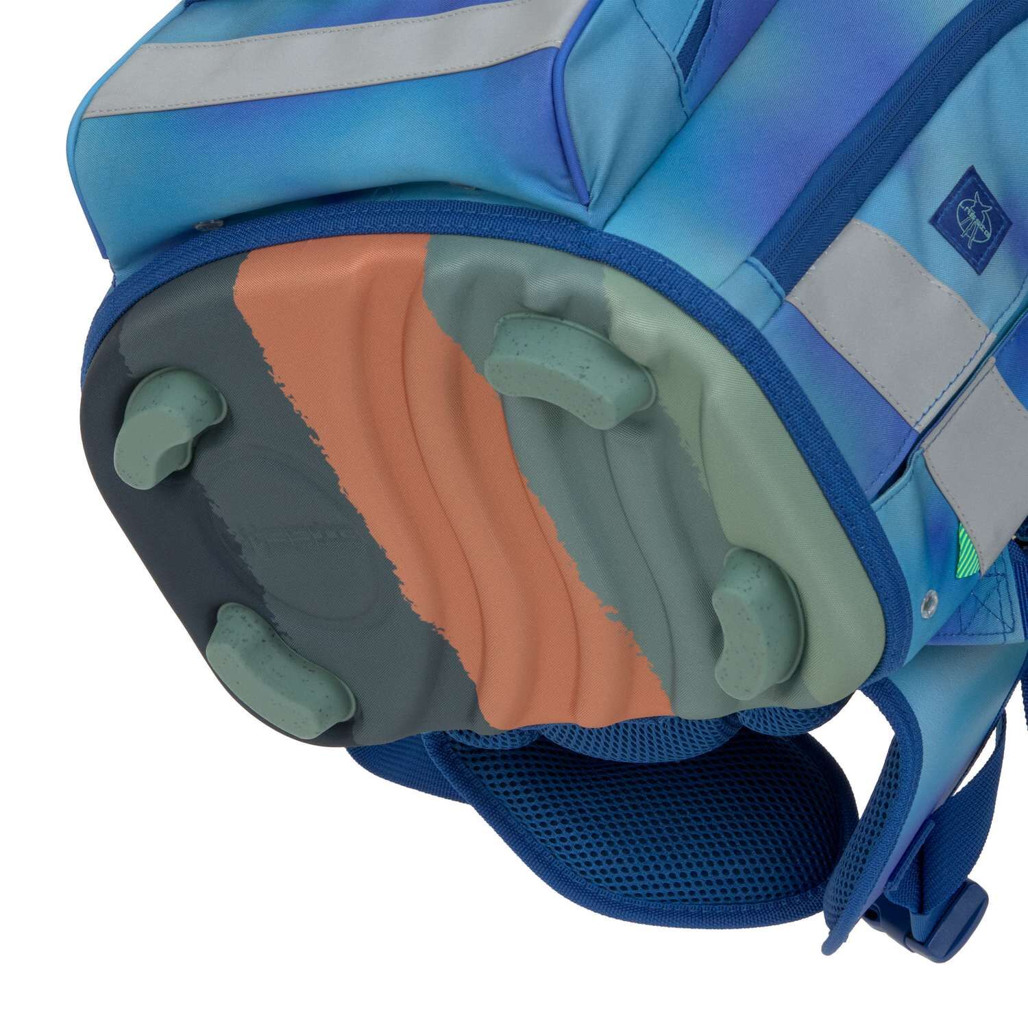 Lässig Schulranzen Set 7-teilig, Boxy gradient green/blue