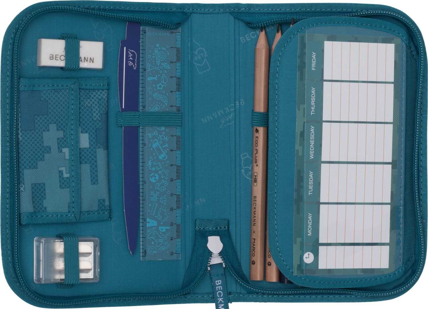 Beckmann Schulranzenset Active Air FLX - 6-Tlg. Set Jungle game