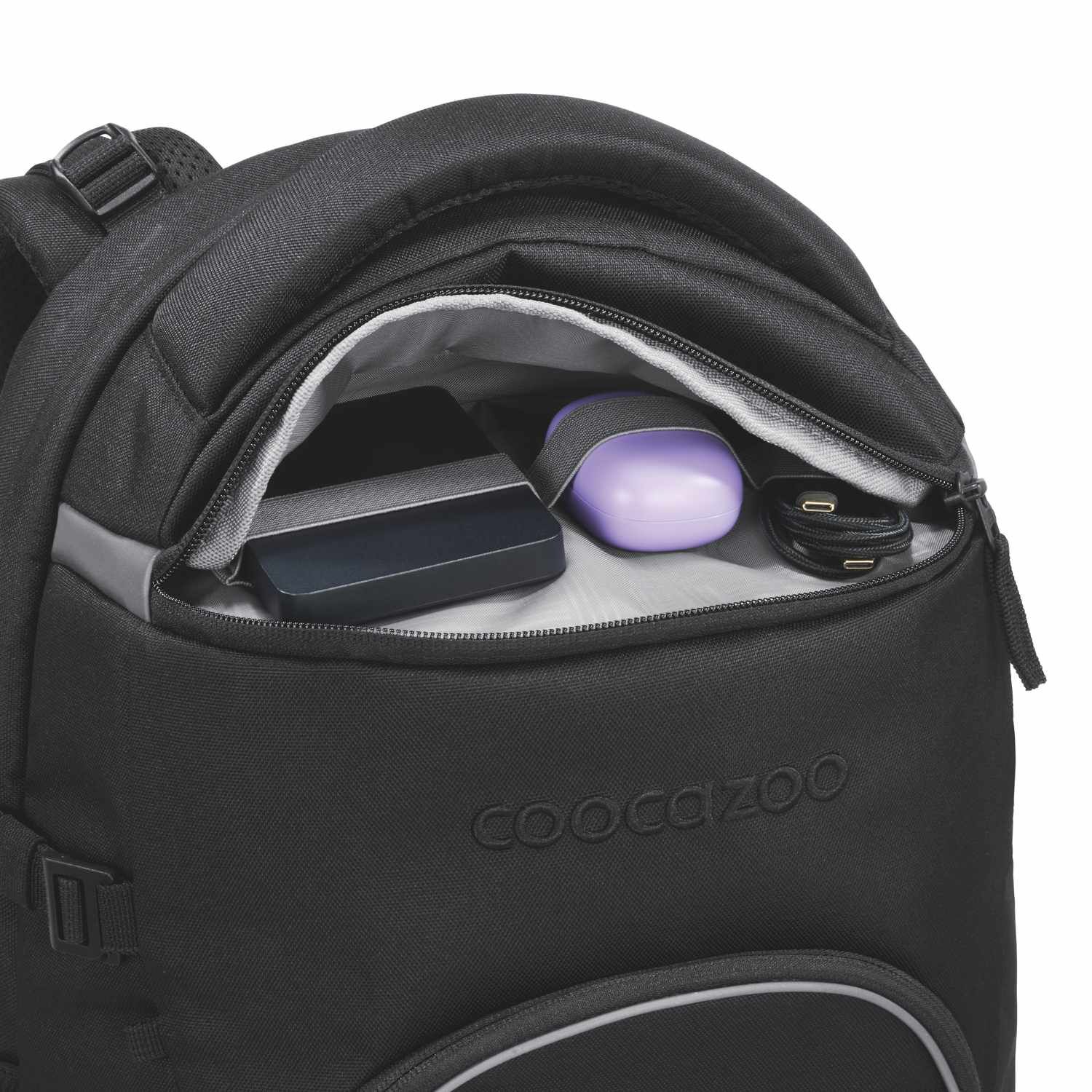 coocazoo Schulrucksack BYTE, Black Coal