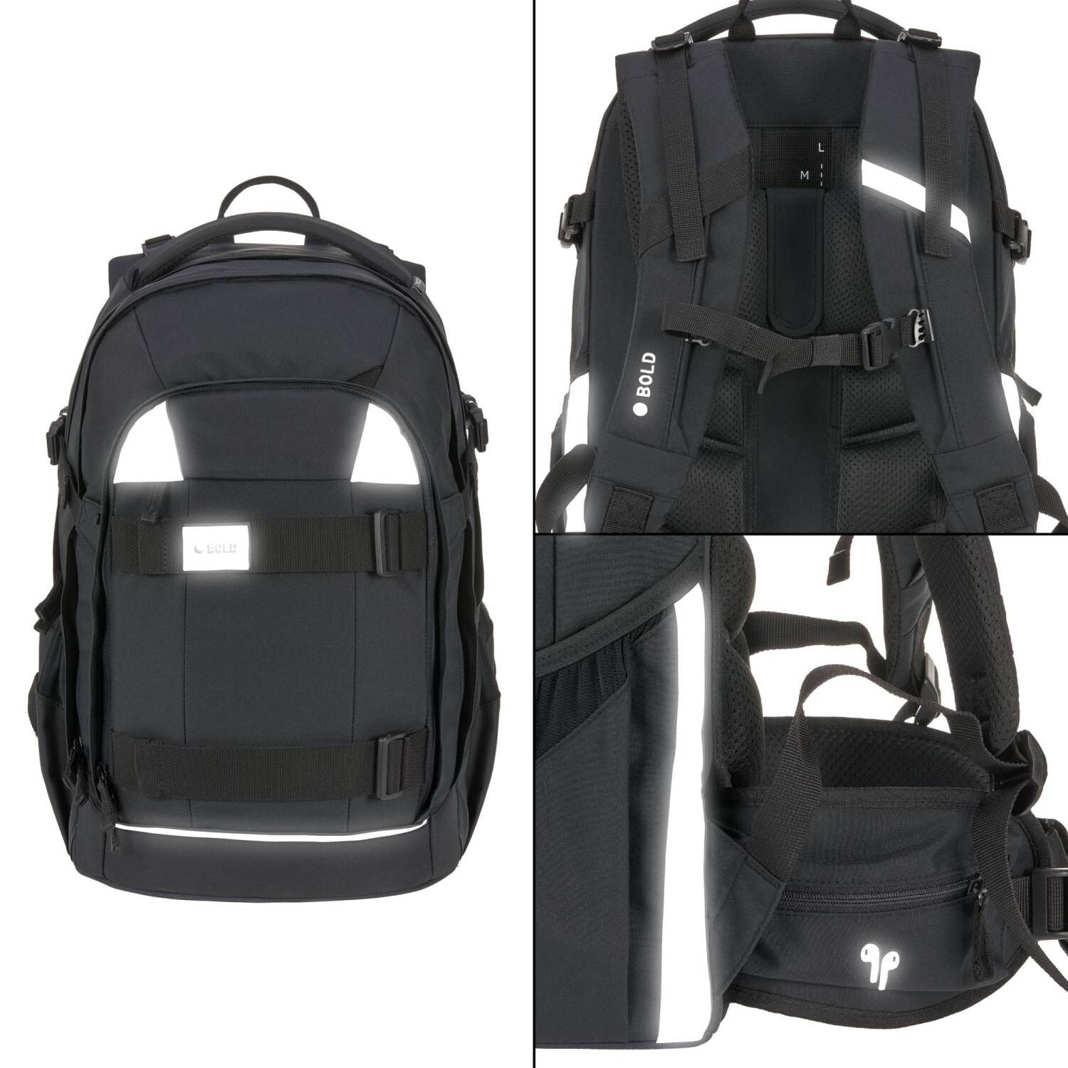 Lässig Schulrucksack BOLD Origin black