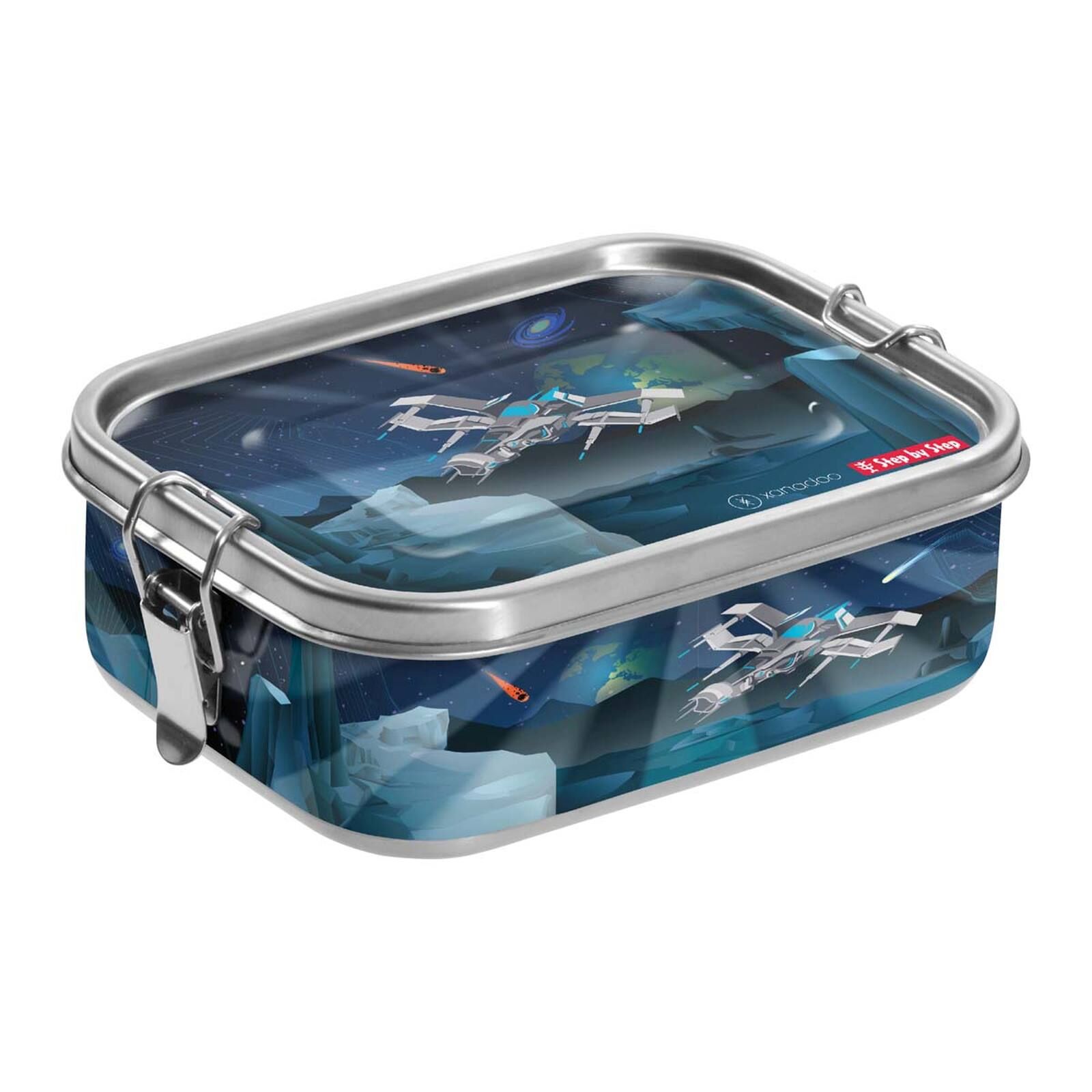 Step by Step Edelstahl-Lunchbox "Starship Sirius"