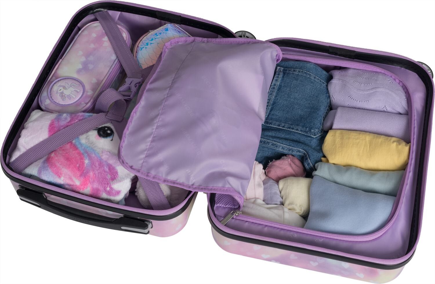 Beckmann Kinderkoffer Unicorn Princess Purple