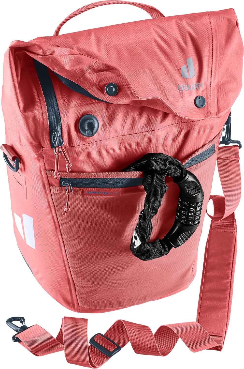 deuter Fahrradtasche Mainhattan 17+10 redwood-ink