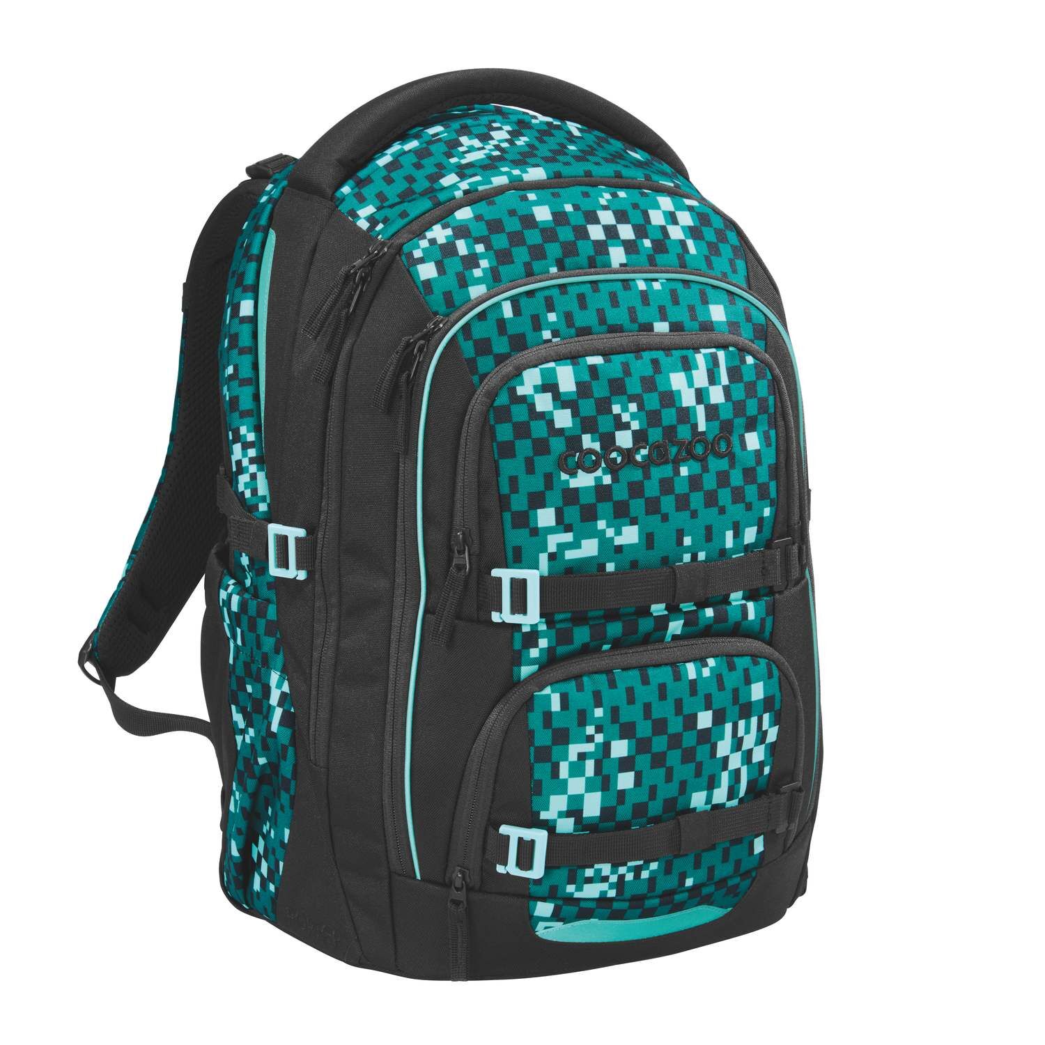 coocazoo Schulrucksack PORTER, Pixel Blox
