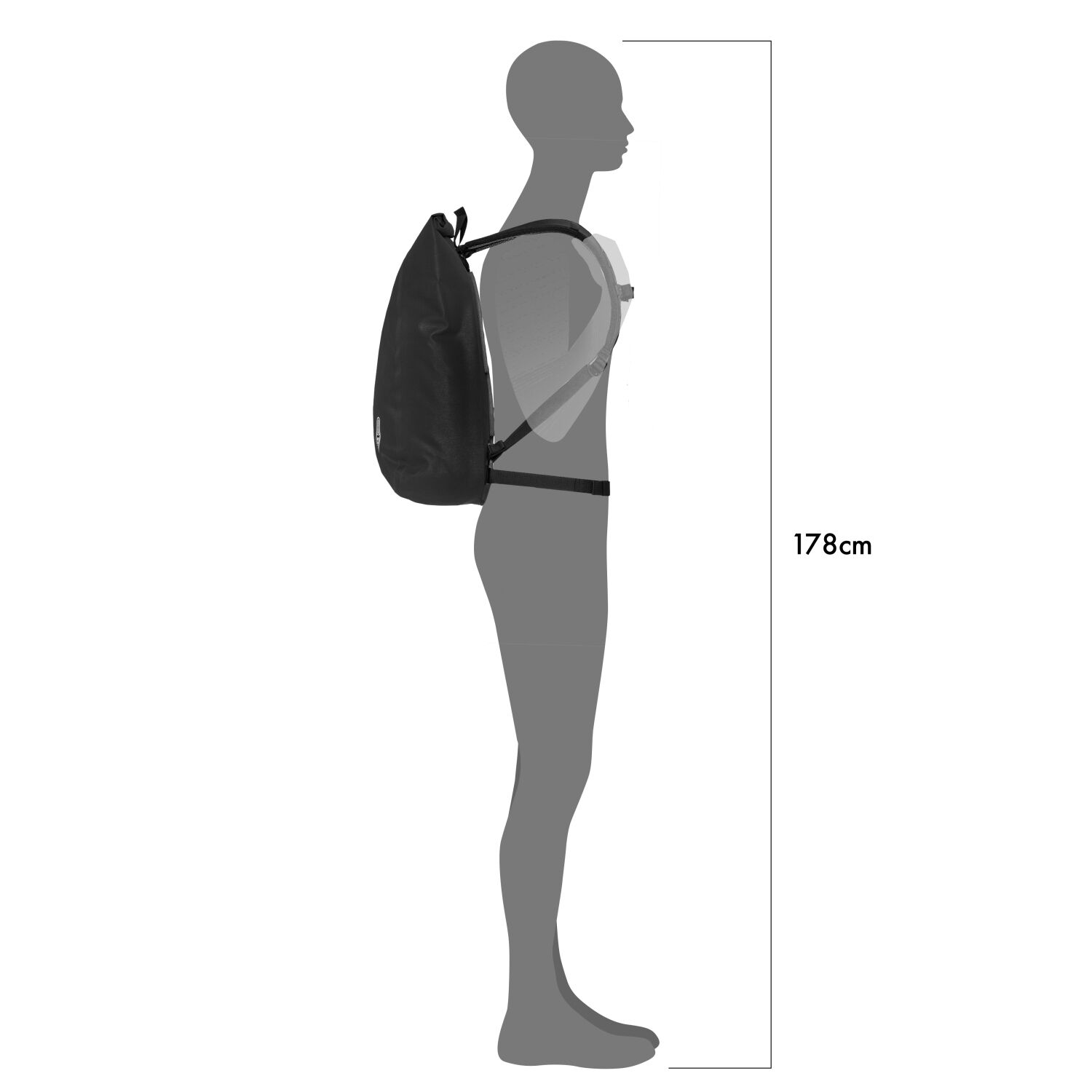 ORTLIEB Velocity Rolltop Rucksack PS 23L black