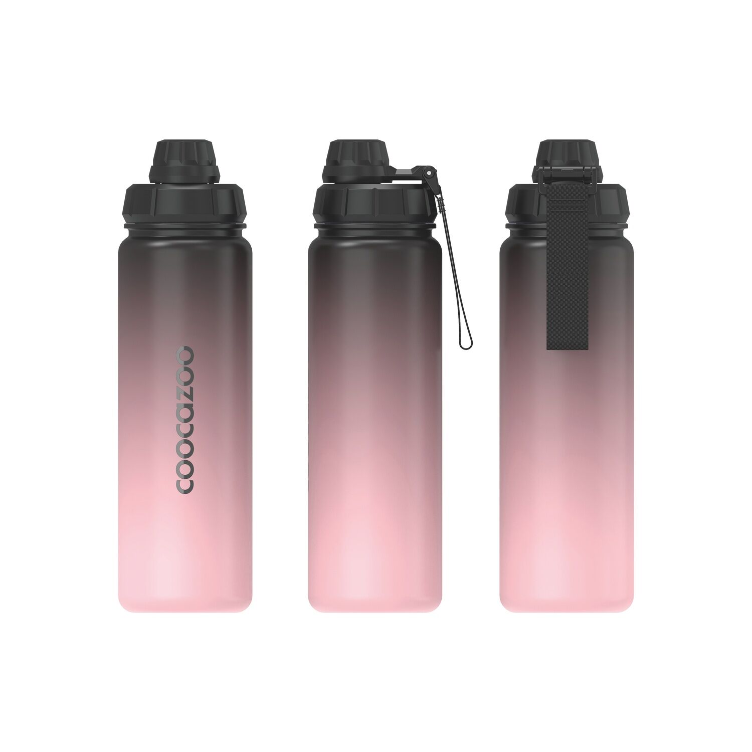 coocazoo Isolierte Edelstahl-Trinkflasche, Gradient Rose