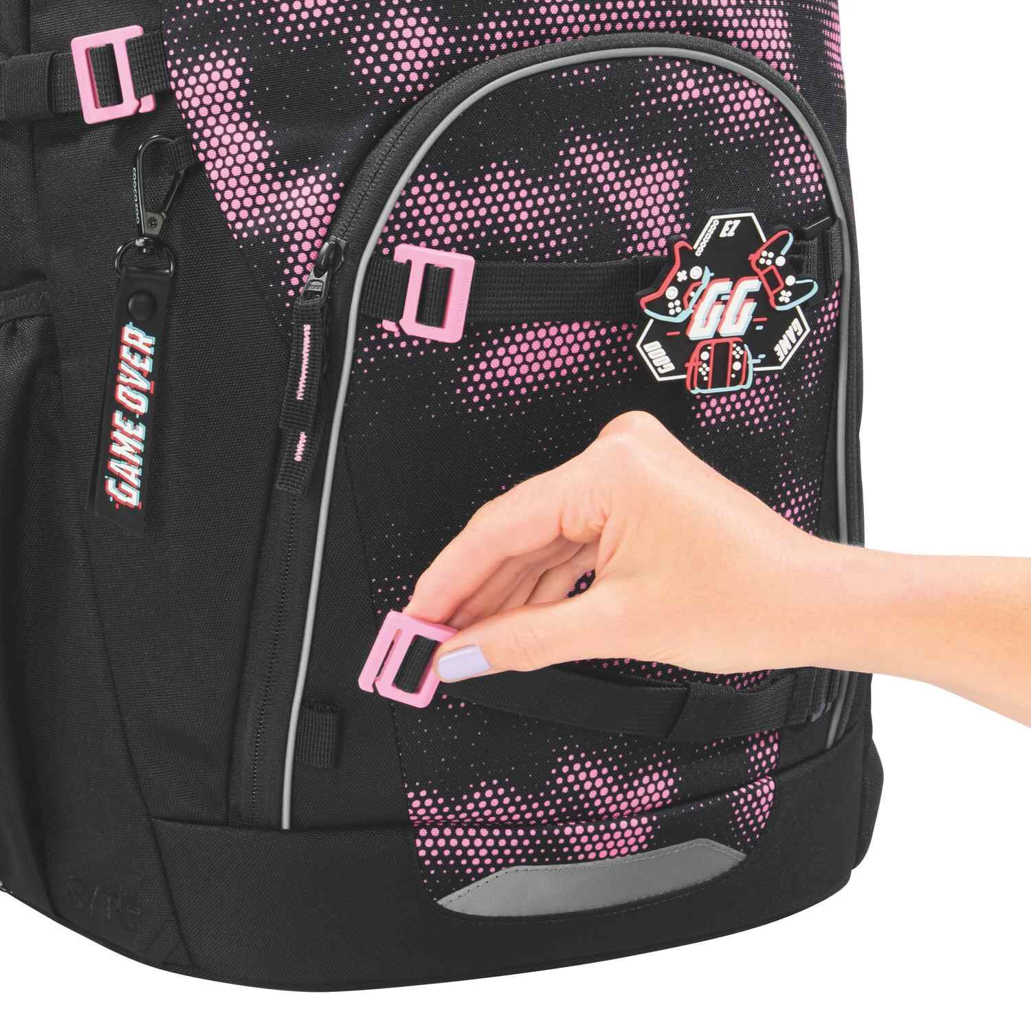 coocazoo Schulrucksack BYTE, Pink Illusion