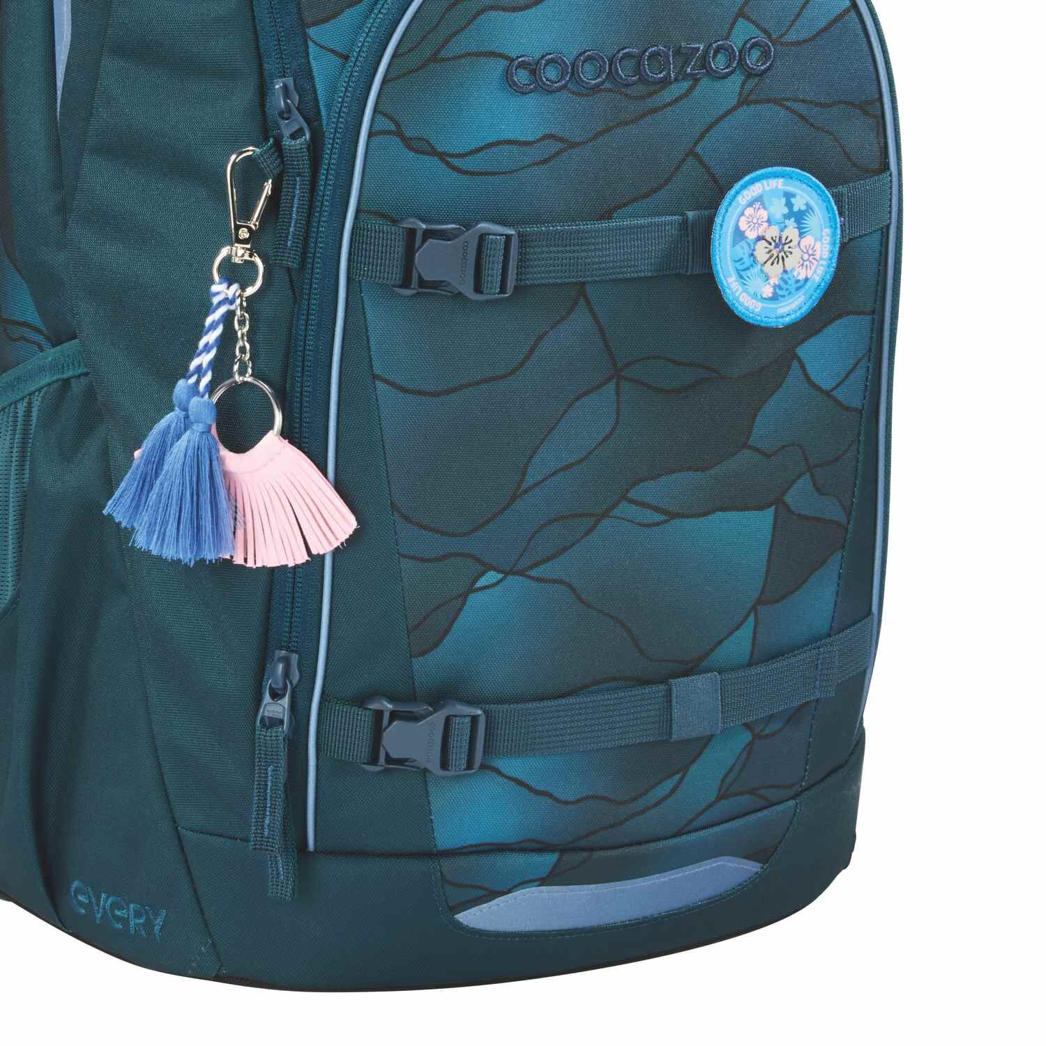 coocazoo Schulrucksack EVERY, Crystal Waves