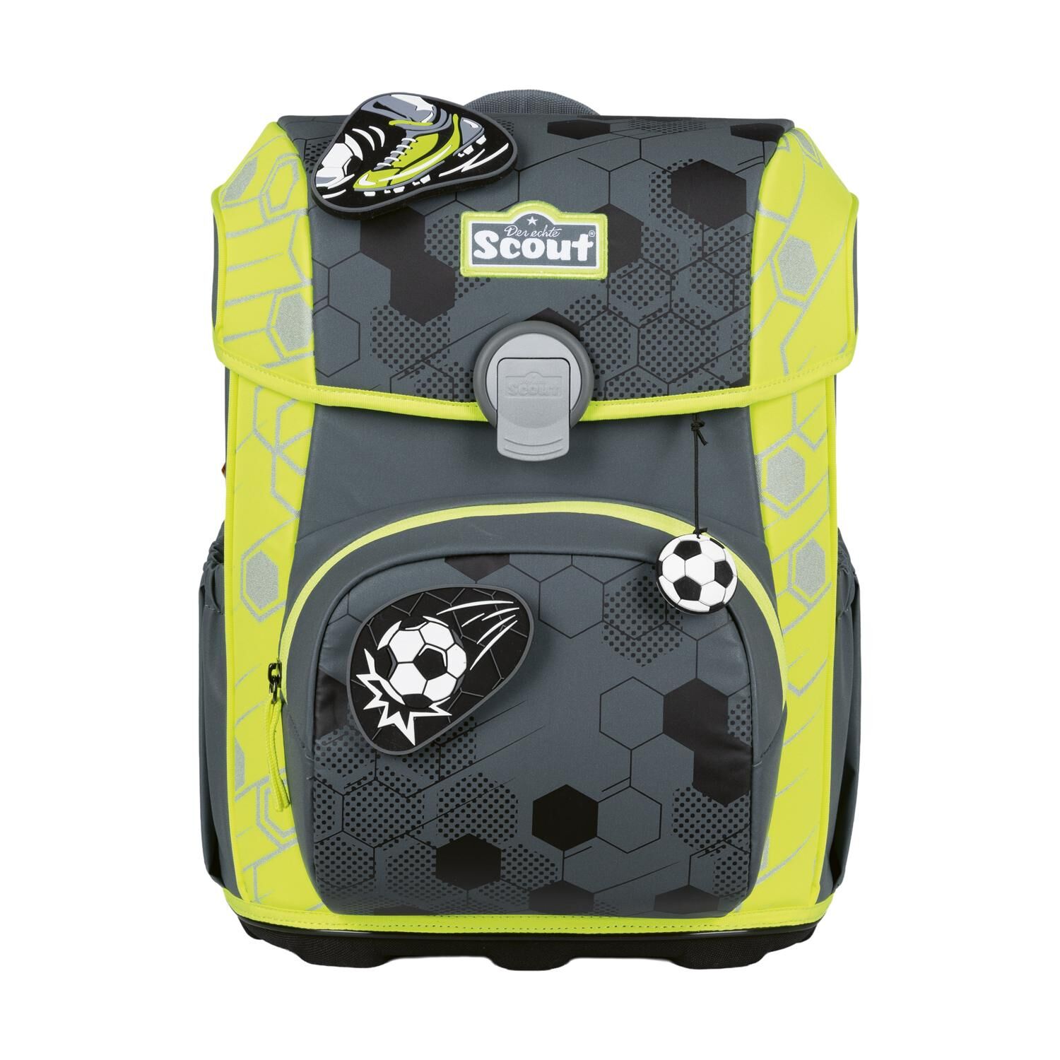 Scout Neo Schulranzen-Set 4 teilig Superflash Extreme Soccer Star