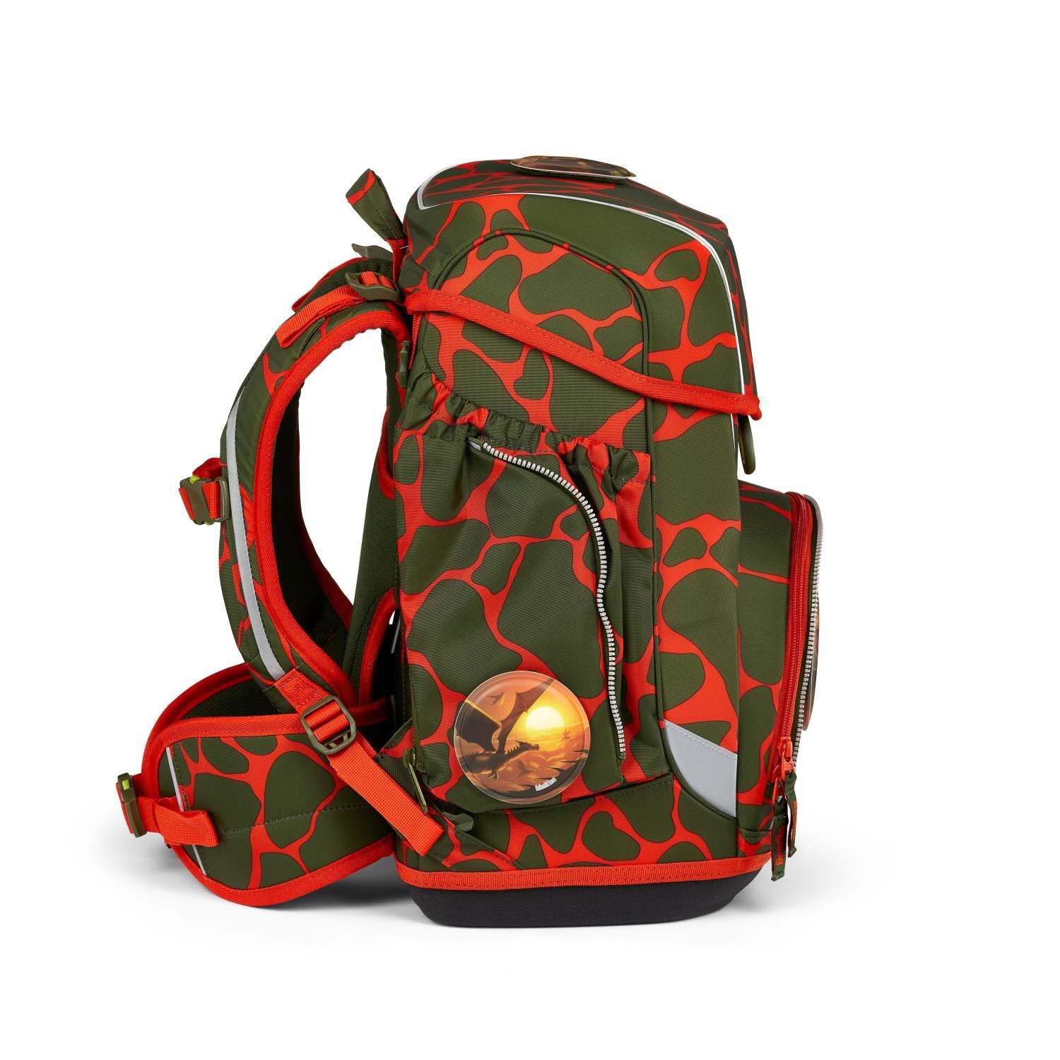 ergobag cubo Schulranzen-Set FeuerspeiBär