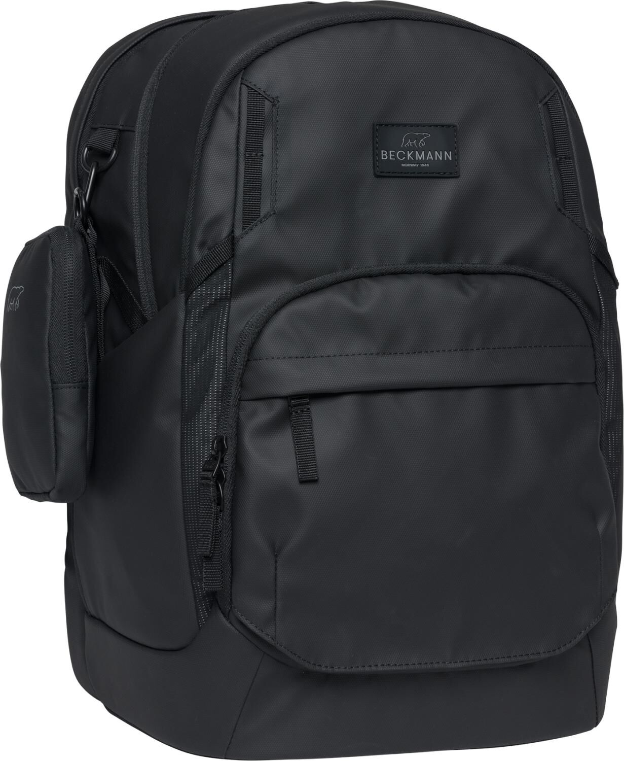 Beckmann Schulrucksack Sport Air Black Coated