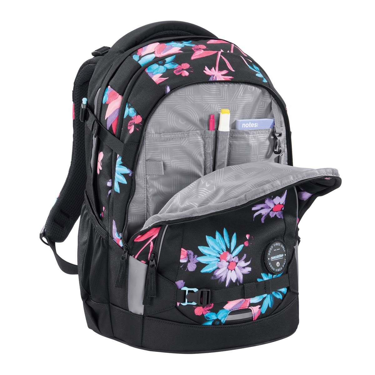 coocazoo Schulrucksack MATE, Floral Artnight