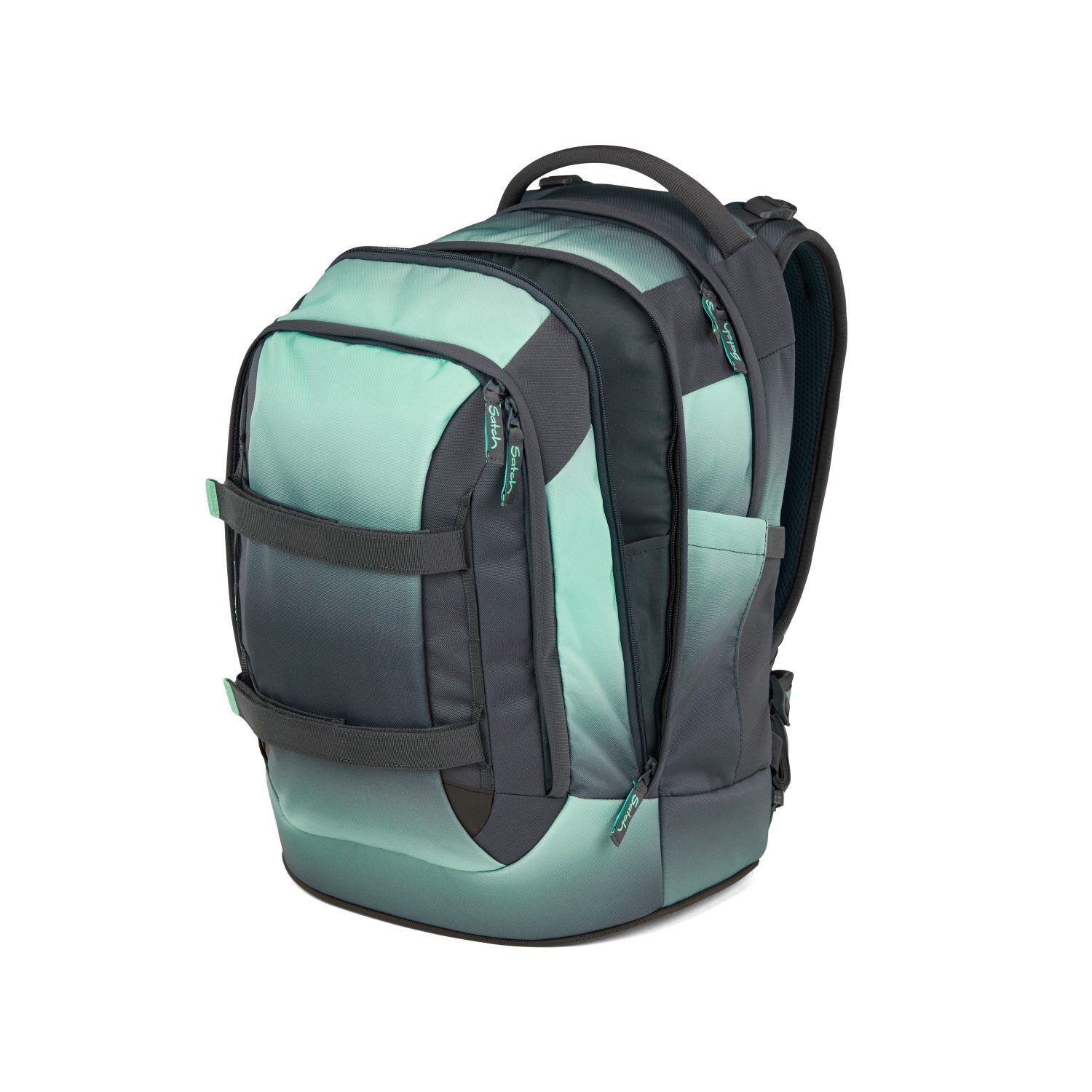 Satch pack Schulrucksack Gradient Mint anthrazit