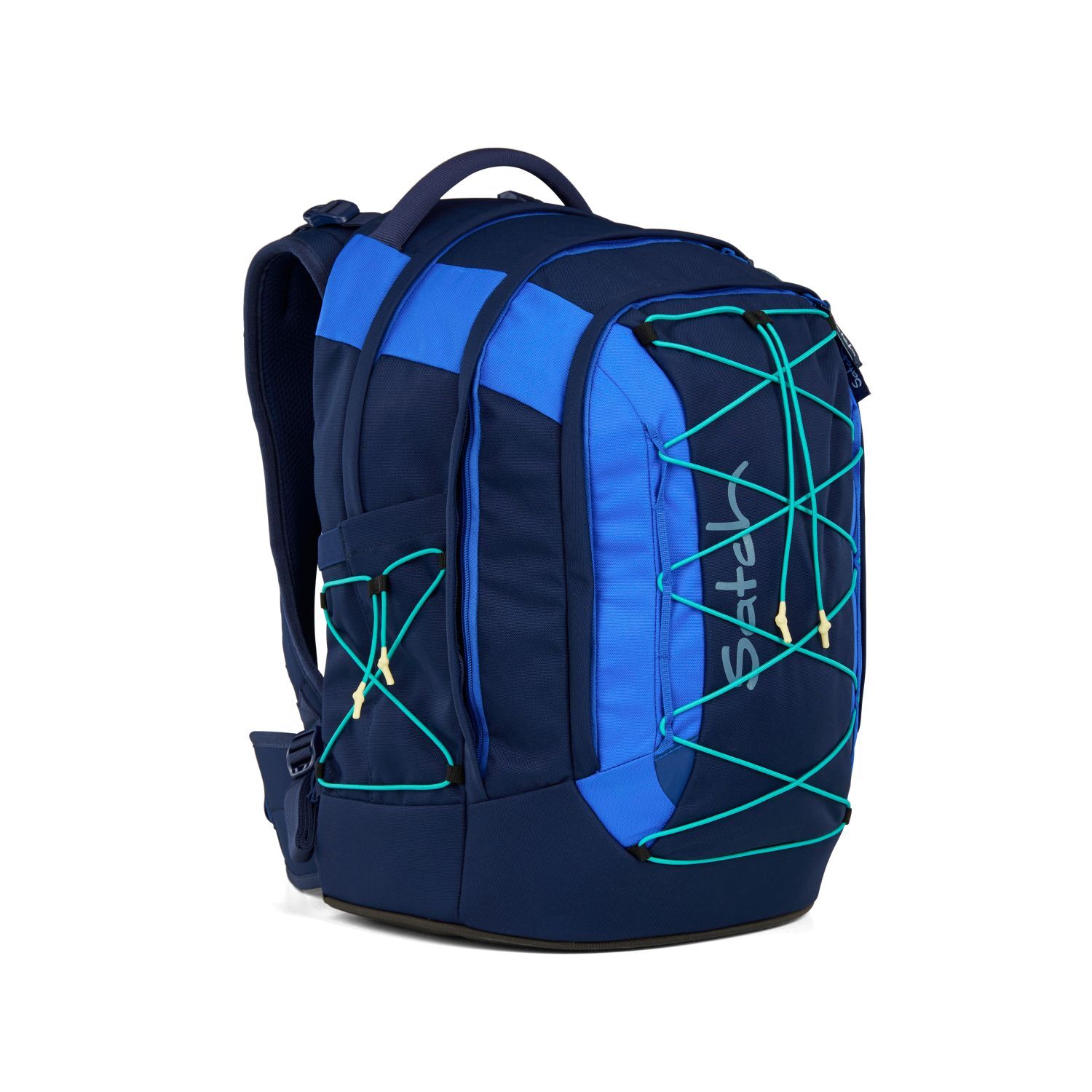 Satch pack Schulrucksack Crossed Blue