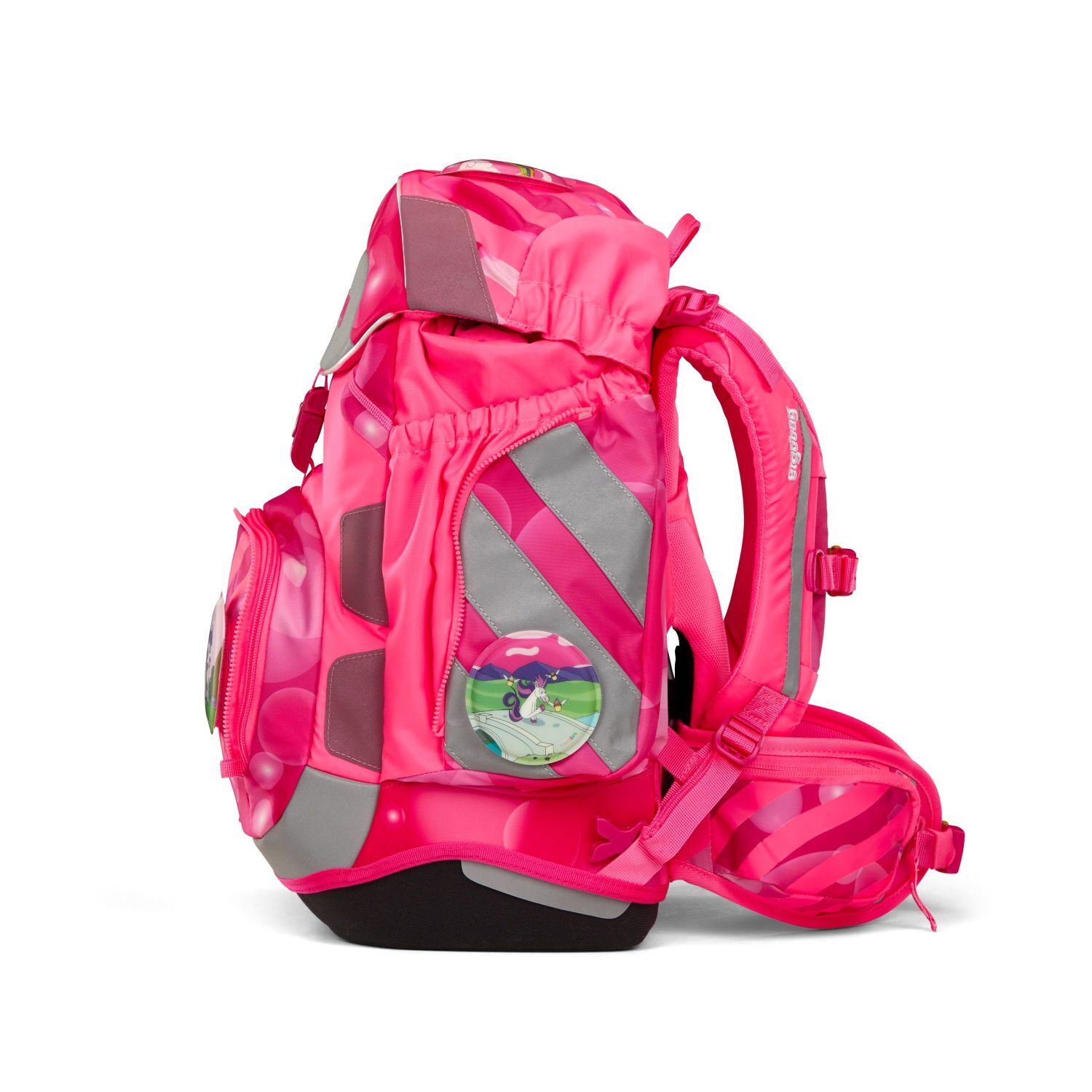ergobag pack Schulrucksack-Set Neo KuntBärbuntes Einhorn