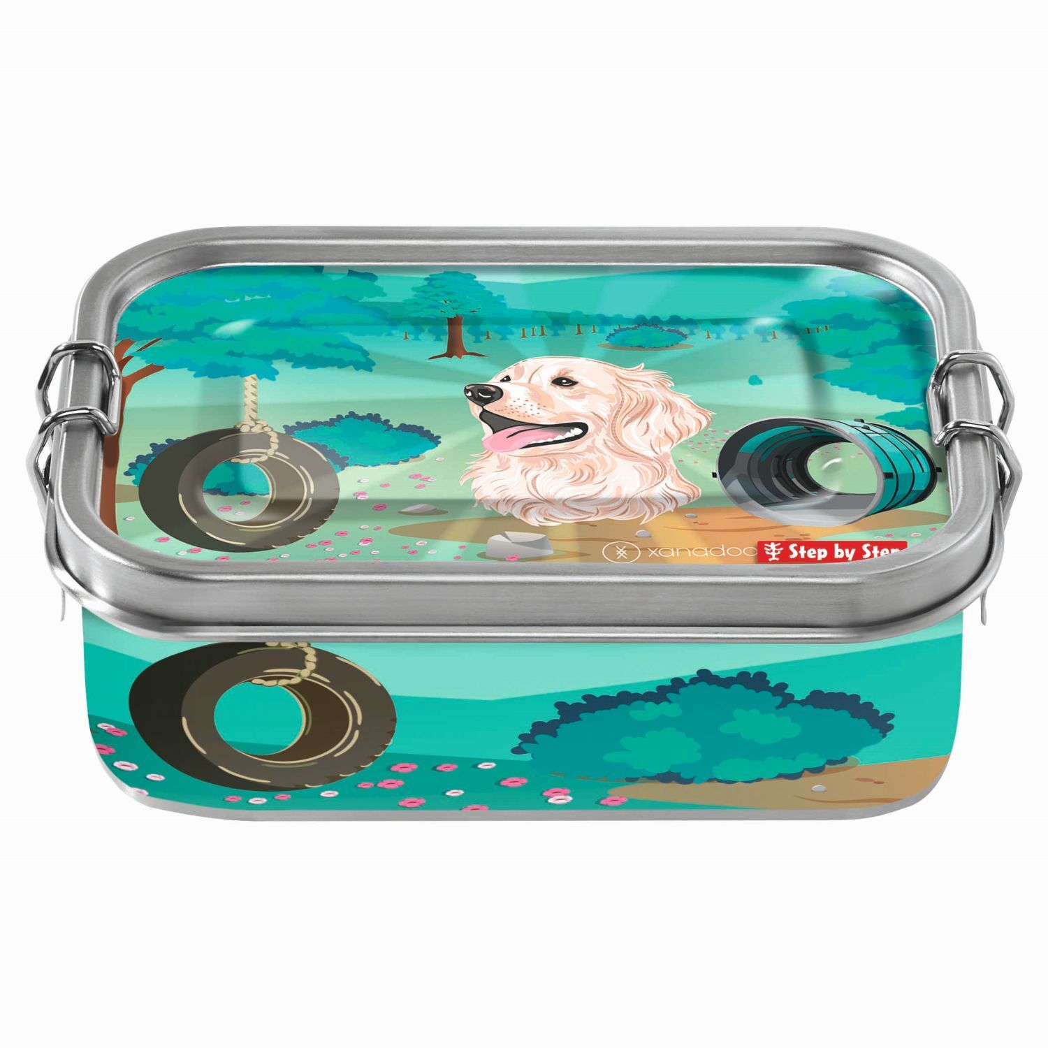 Step by Step Edelstahl-Lunchbox "Dog Basty"