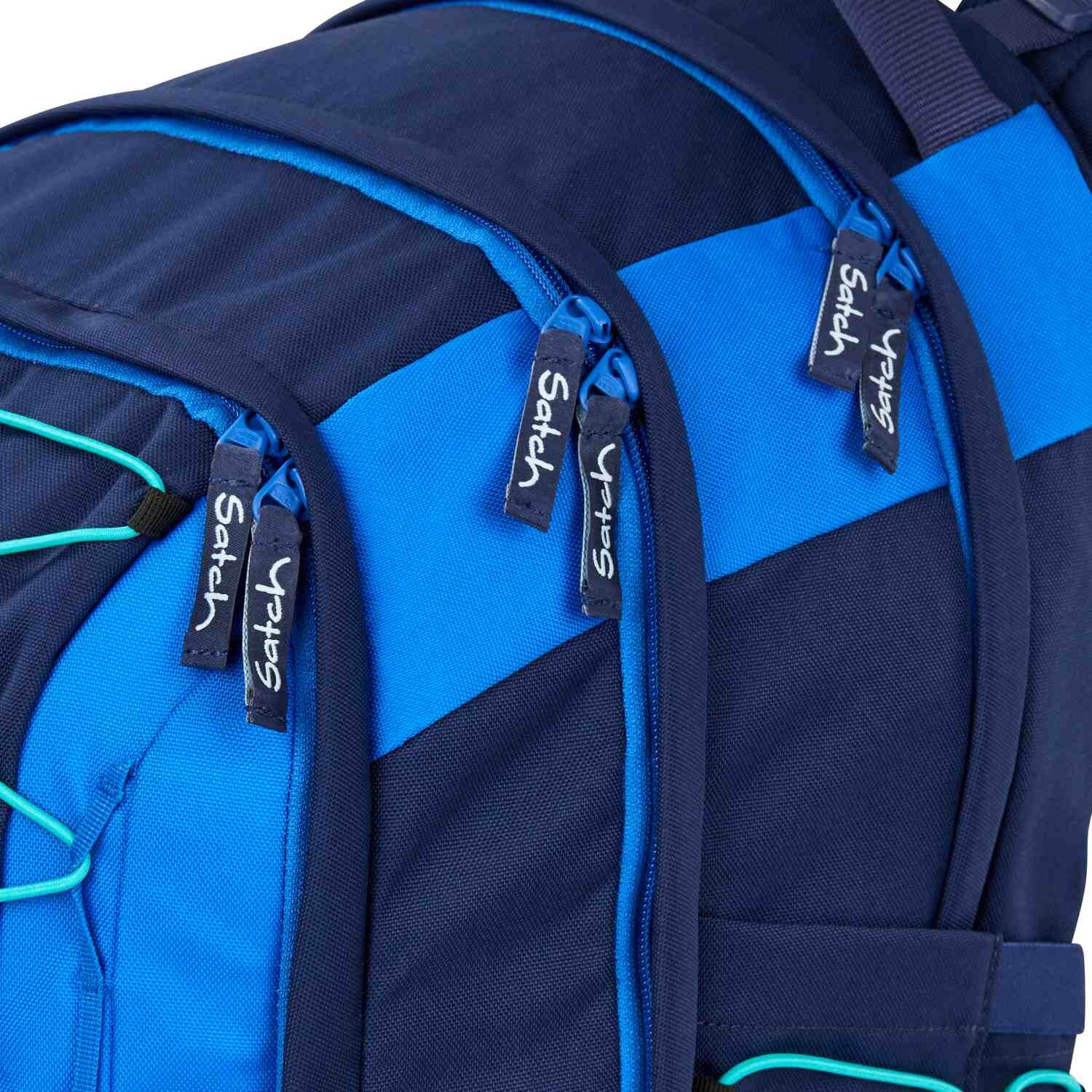 Satch pack Schulrucksack Crossed Blue