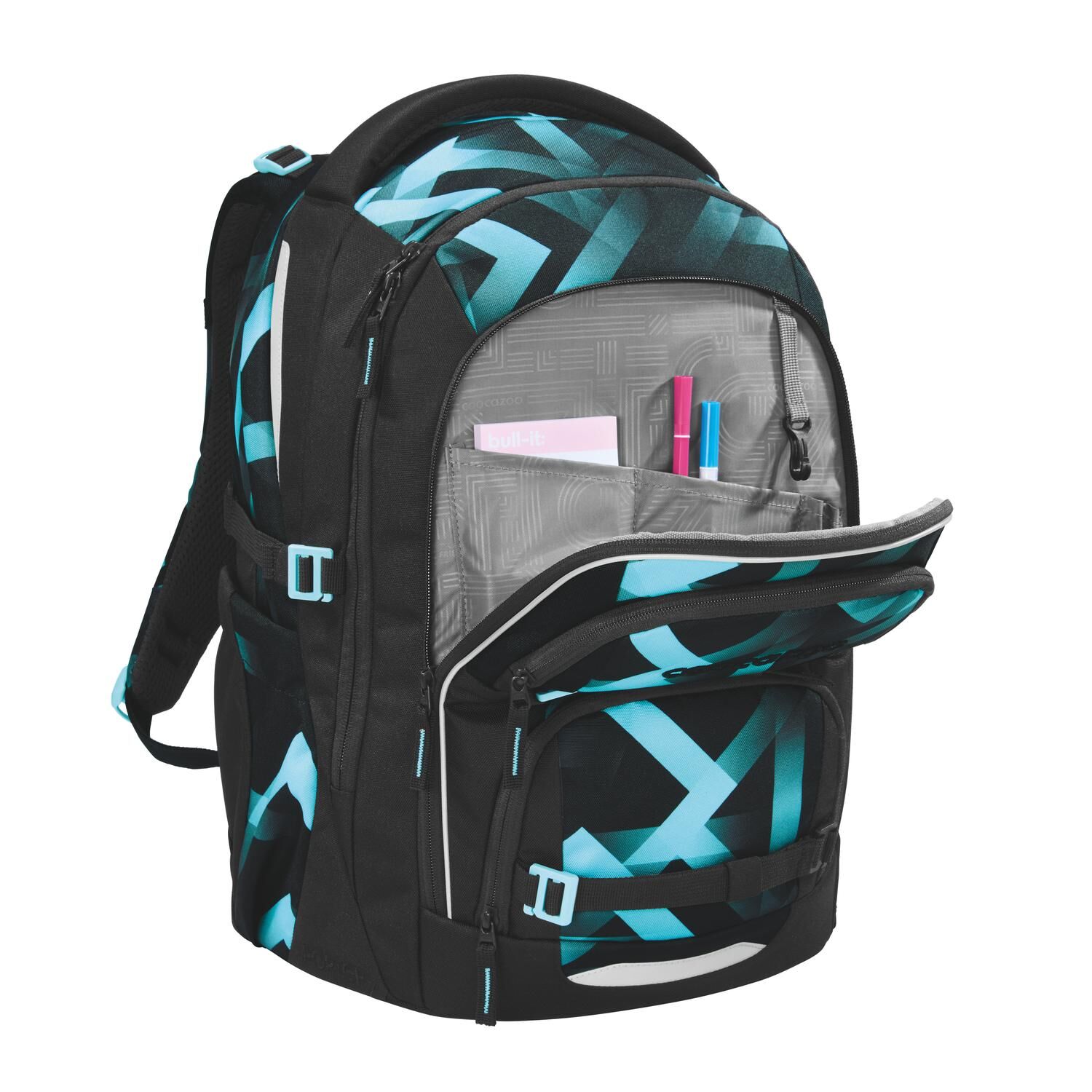 coocazoo Schulrucksack PORTER, Laser Lights
