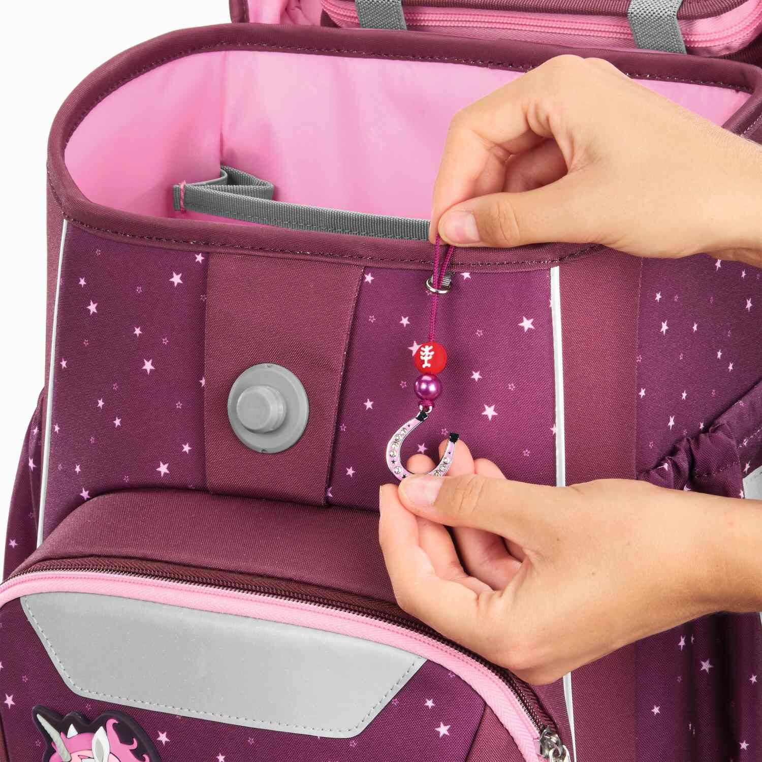 Step by Step BASIS Schulranzen-Set „Berry Stars“, 4-teilig