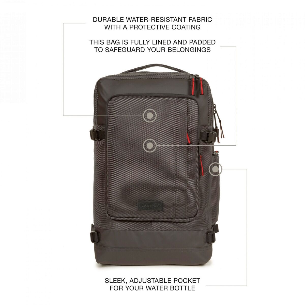 Eastpak Rucksack TECUM L CNNCT accent grey I97