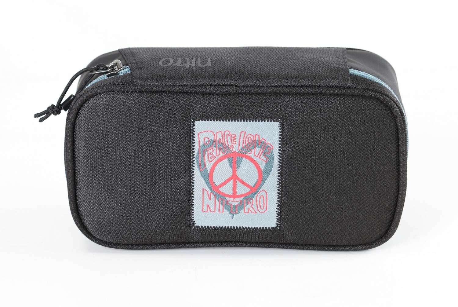Nitro Mäppchen PENCIL CASE XL Peace Love Nitro schwarz