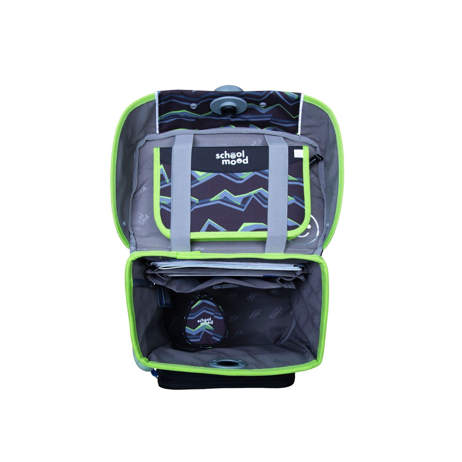 School Mood Champion Maxx Pro Finn (Raubkatze), 7-tlg. Schulranzenset