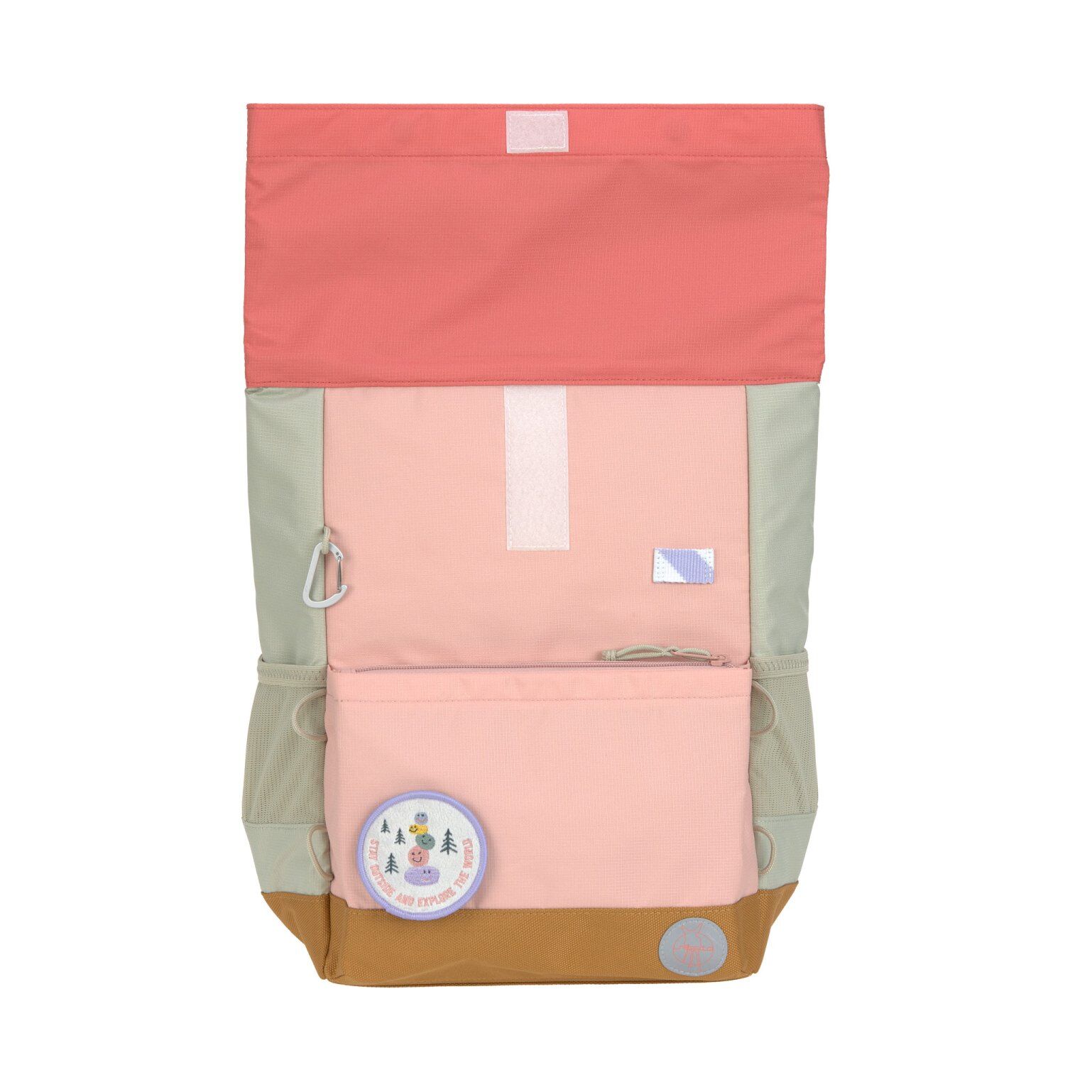 Lässig Kinderrucksack - Medium Rolltop Backpack Sunny Explorer Rosa Pink
