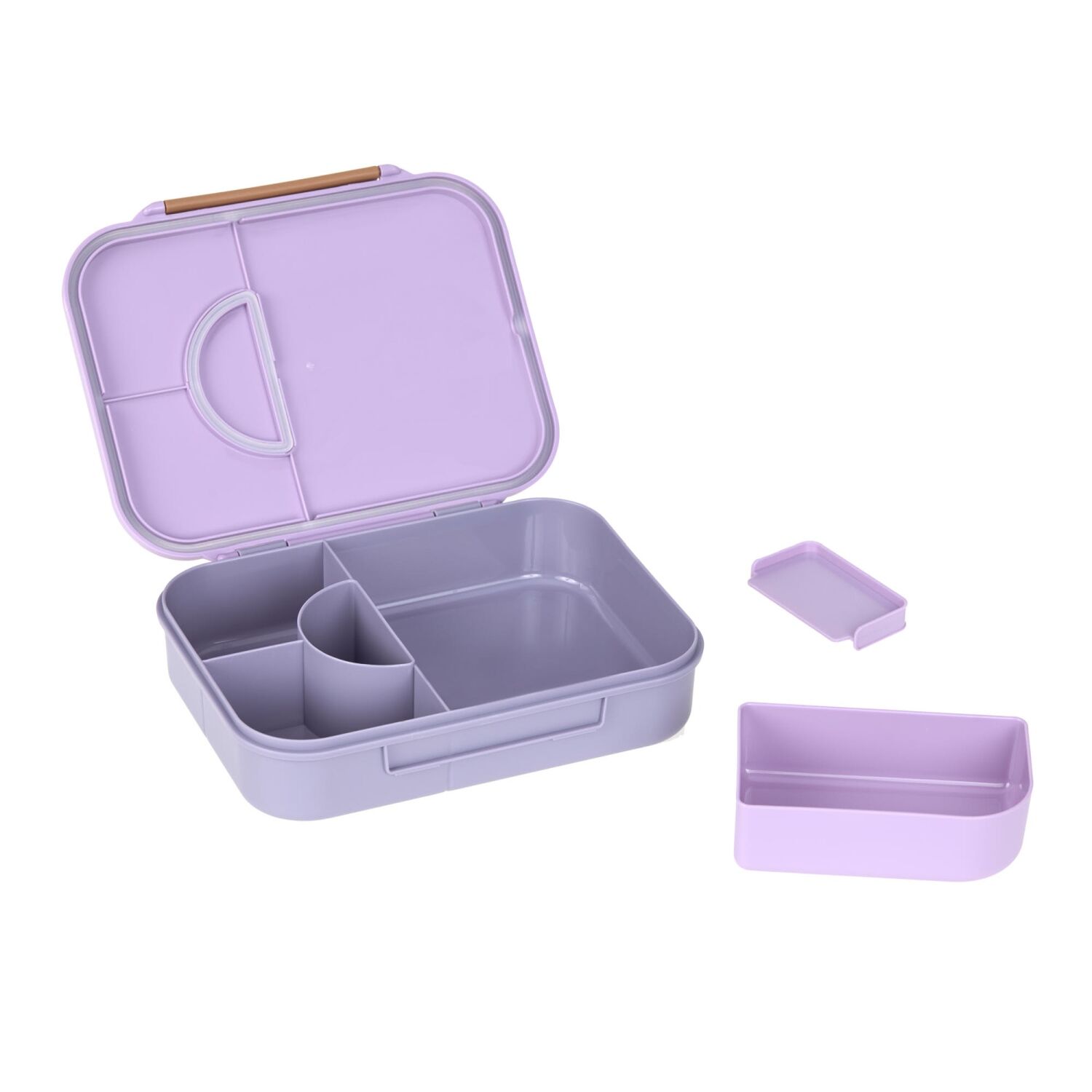 Lässig Brotdose Kinder - Bento Lunchbox Little Gang Heart, lilac