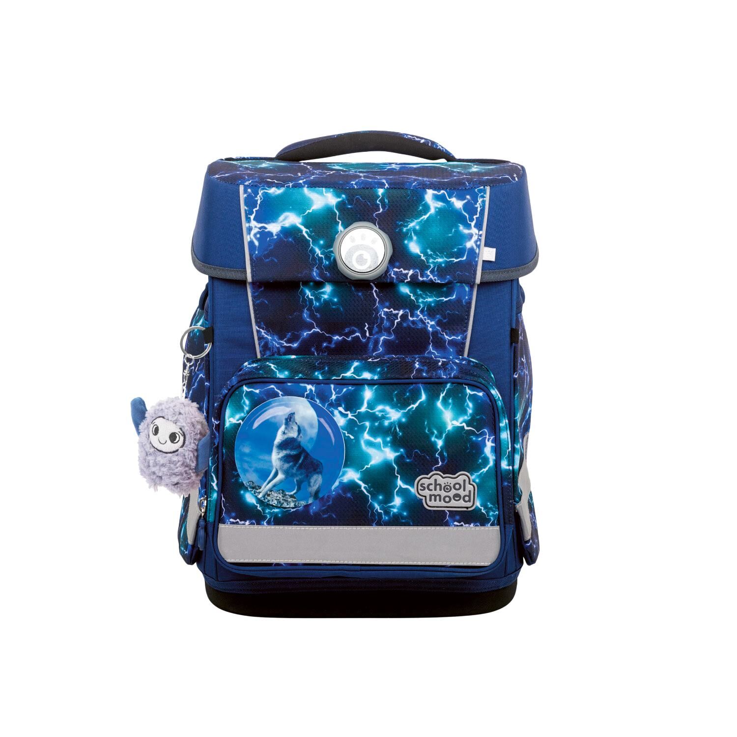 School Mood Champion Maxx Pro Felix (Wolf), 7-tlg. Schulranzenset