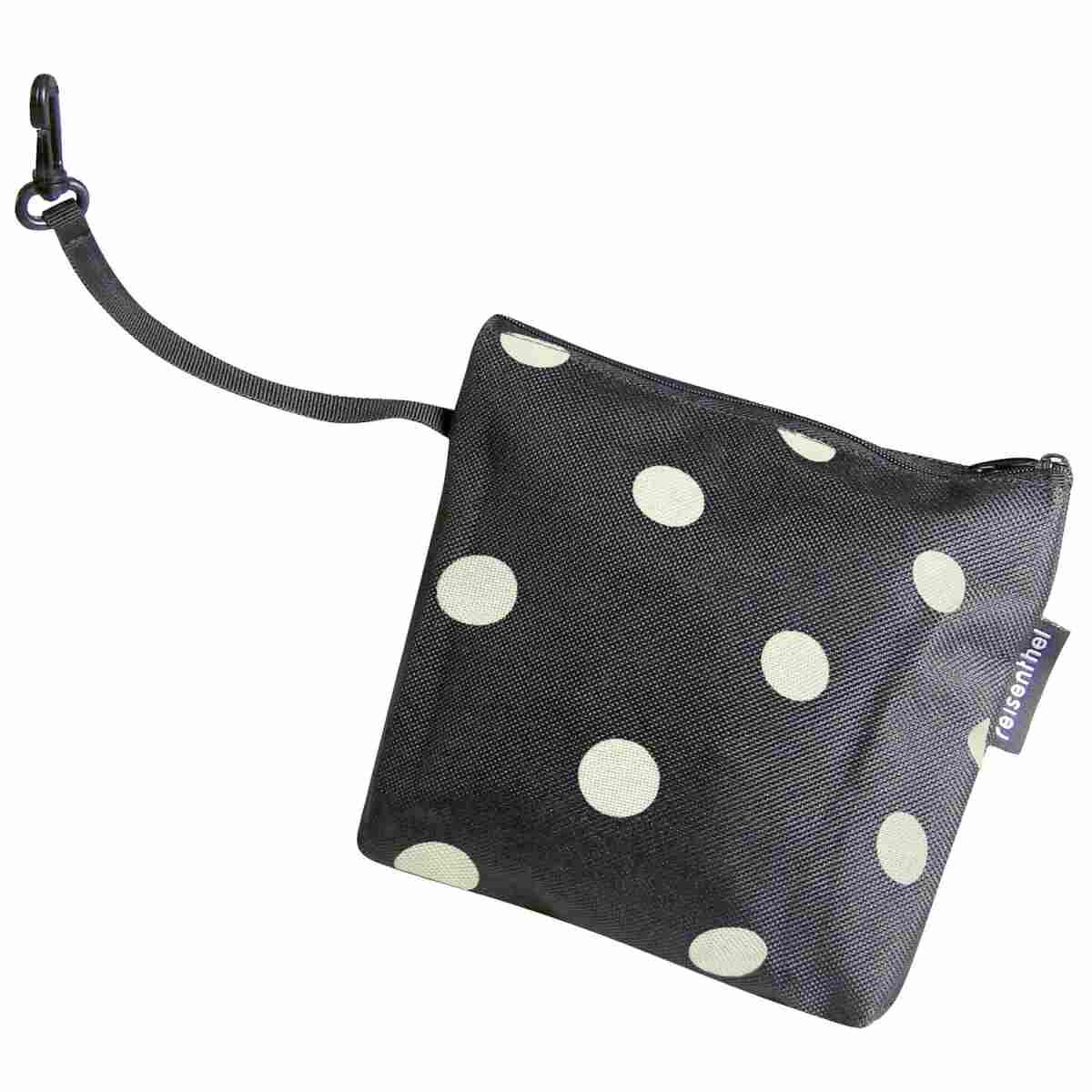 KLICKfix Fahrradkorb BIKEBASKET black dots