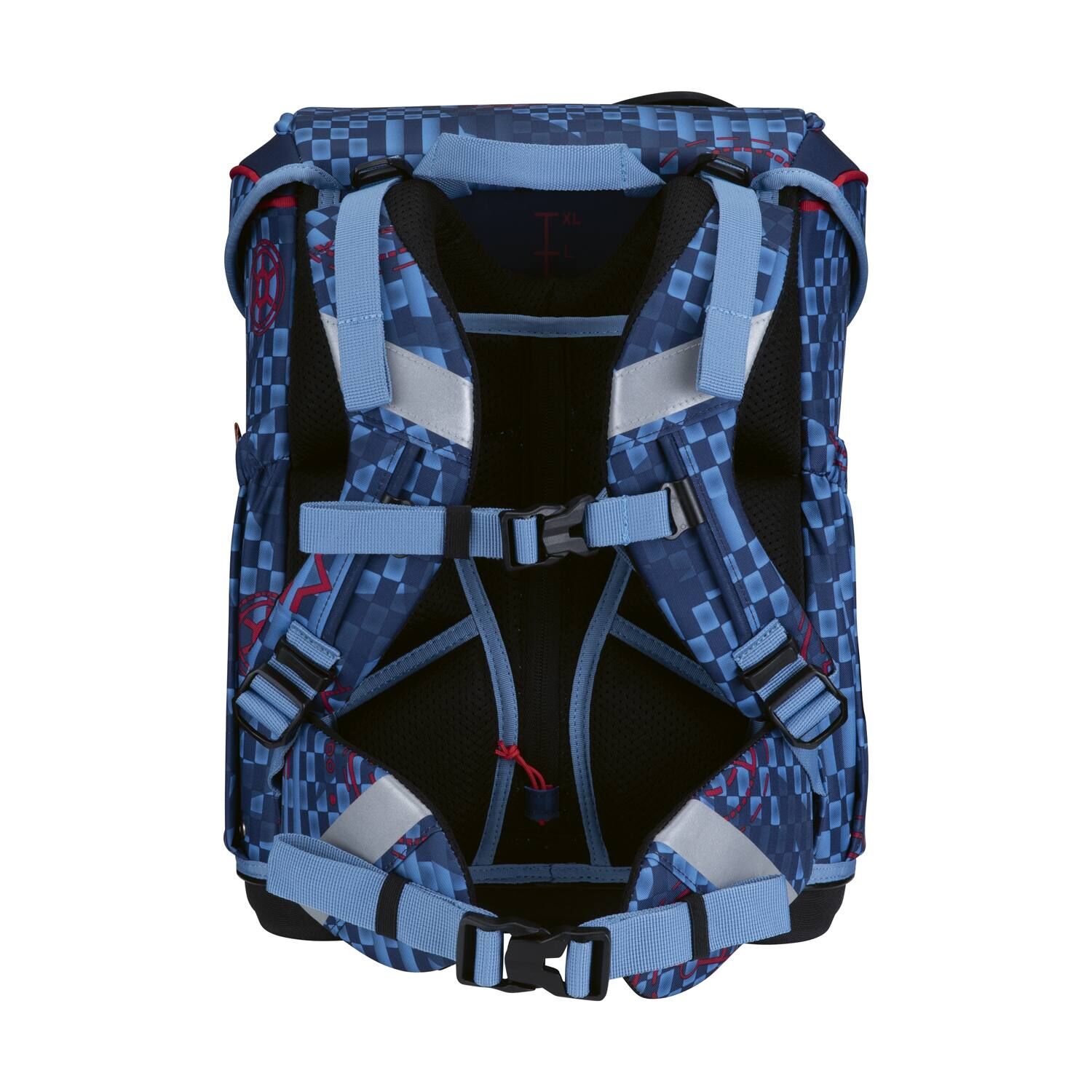 Scout Neo Schulranzen-Set 4 teilig Safety Light Space Explorer