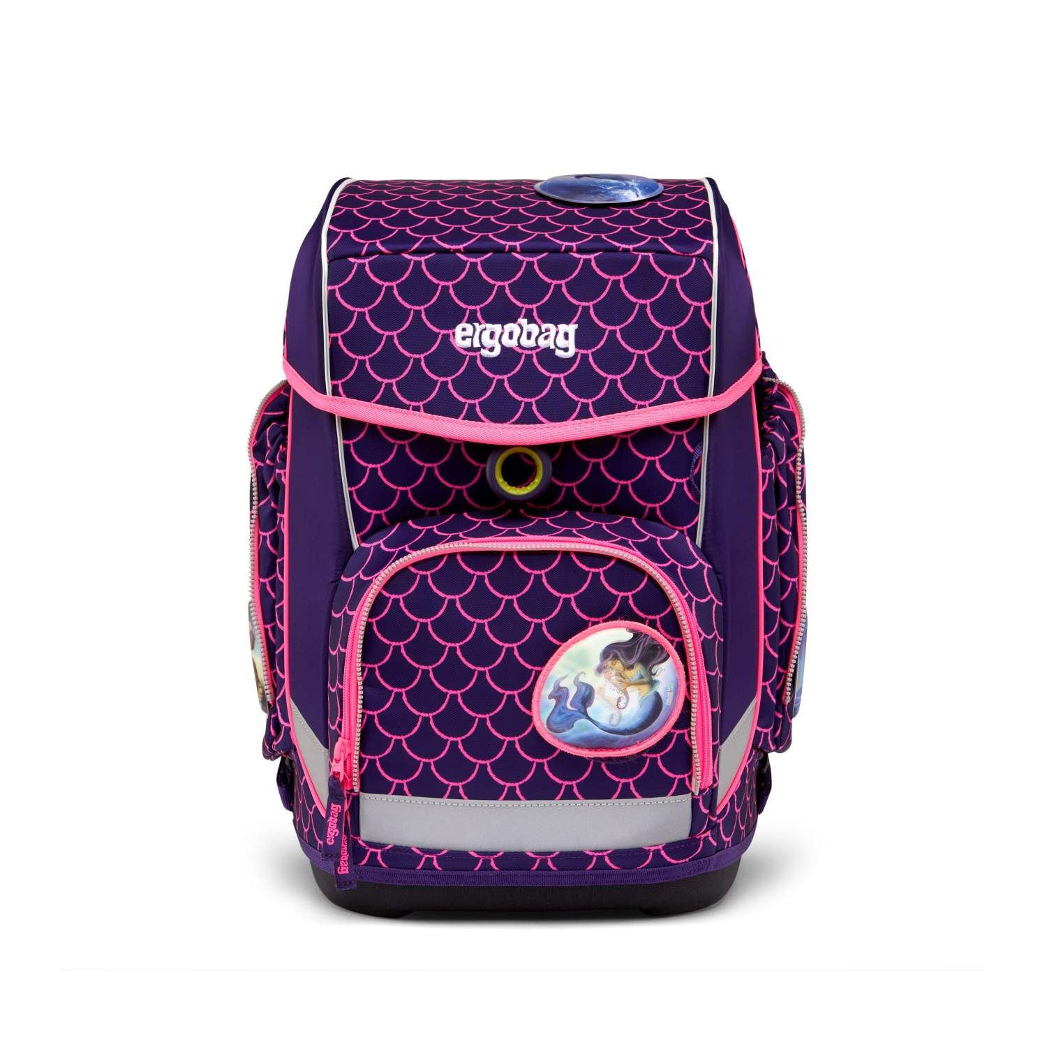 ergobag cubo Schulranzen-Set PerlentauchBär