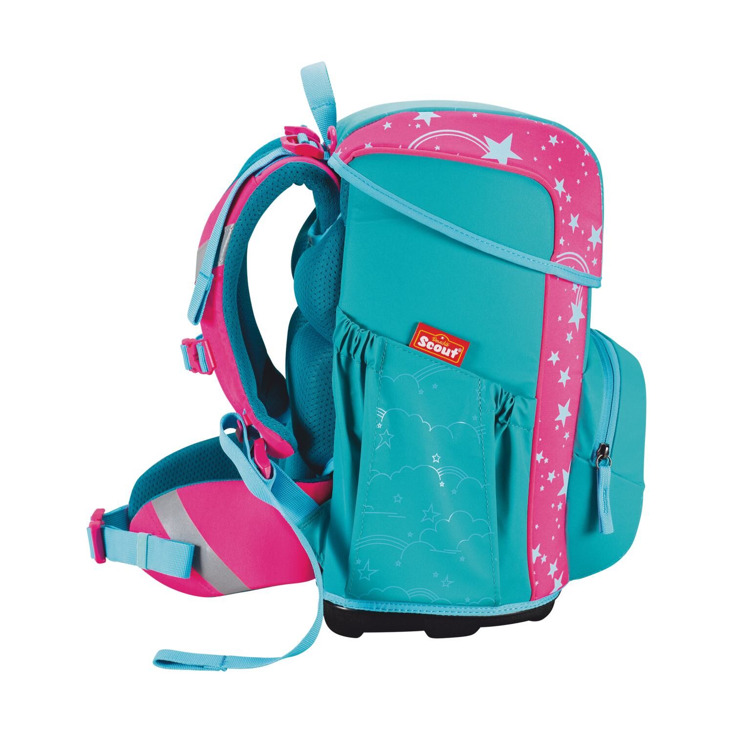 Scout Neo Schulranzen-Set 4 teilig Exklusiv Superflash Extreme Unicorn