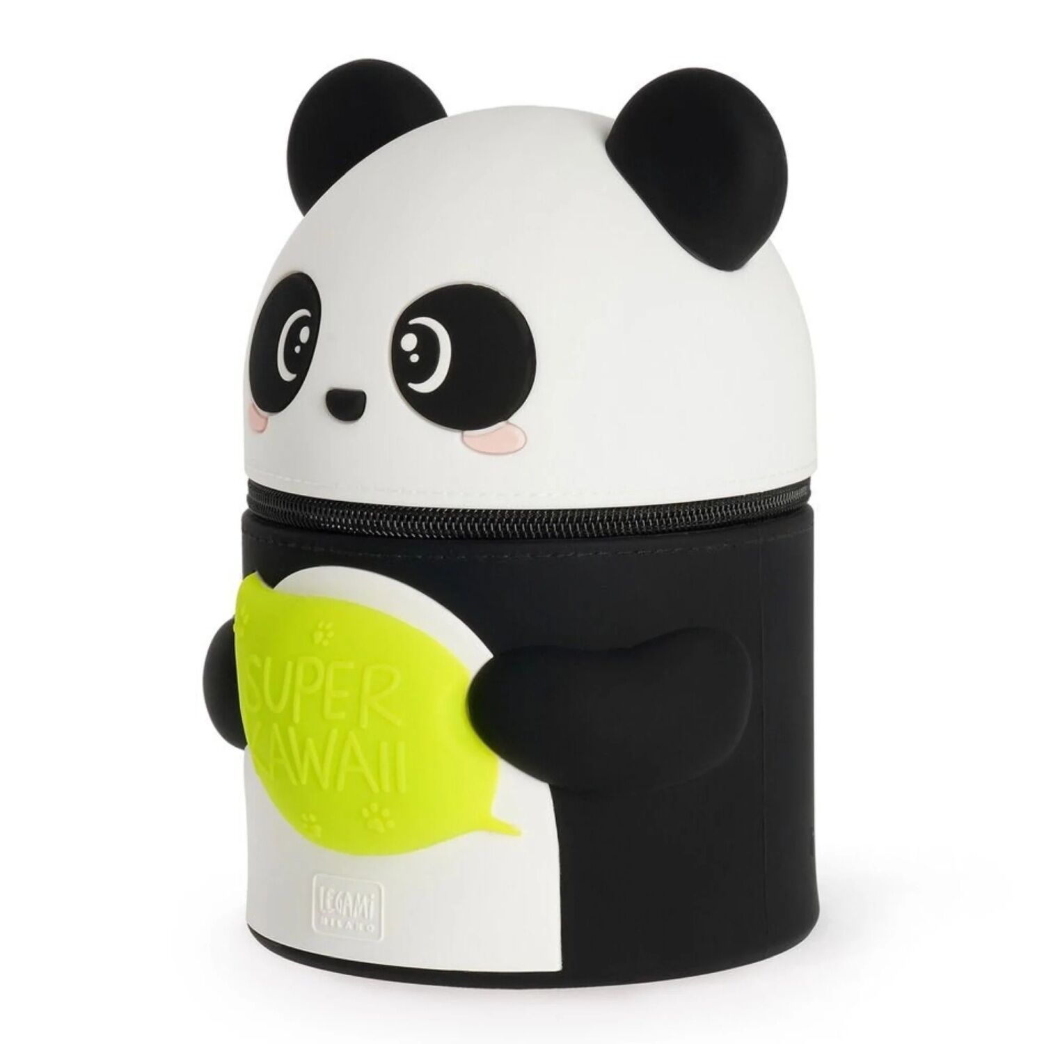 Legami 2-IN-1 Silikon Federmäppchen - SUPER KAWAII - PANDA