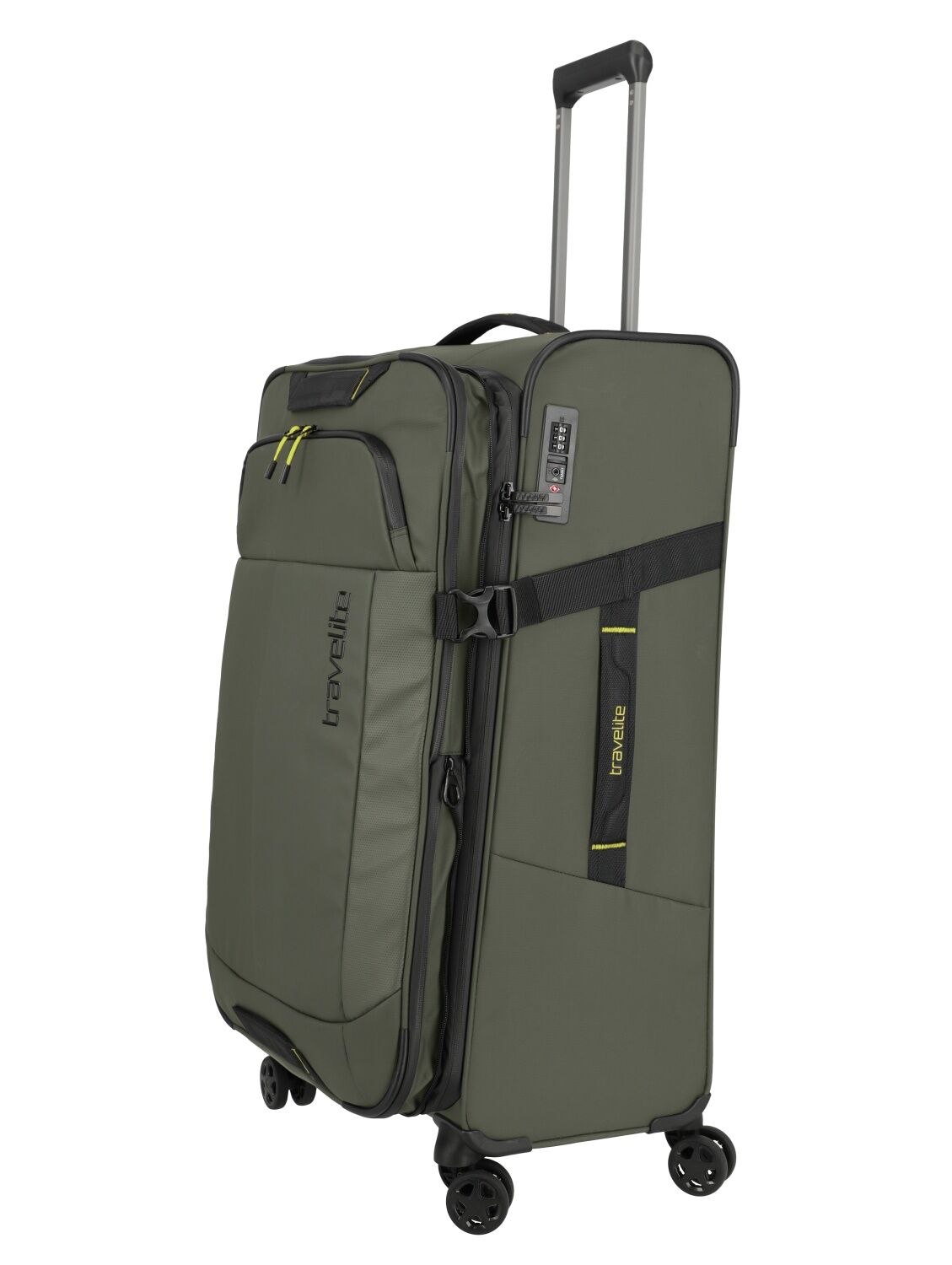 Travelite Koffer BRIIZE Trolley 4w L exp., Khaki