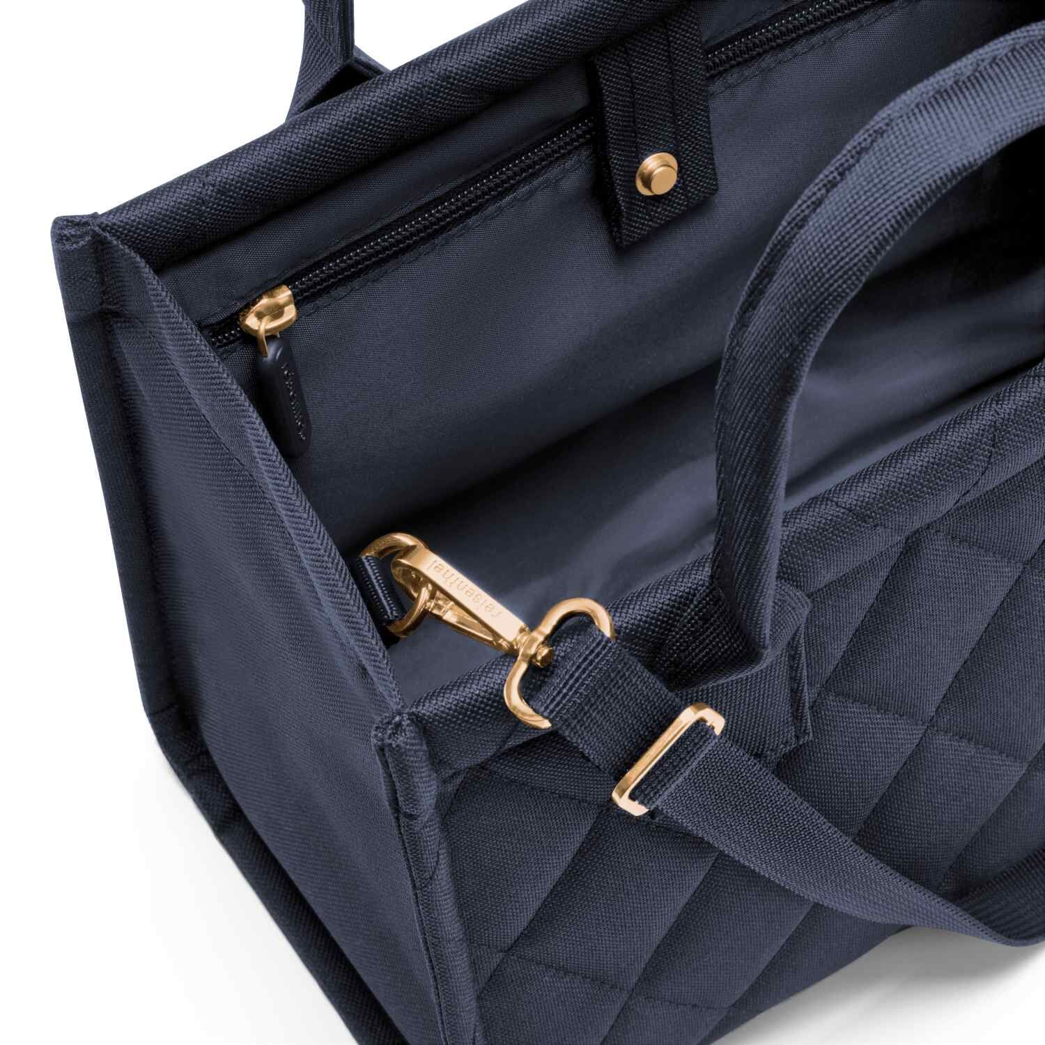 reisenthel daily shopper XS rhombus midnight gold