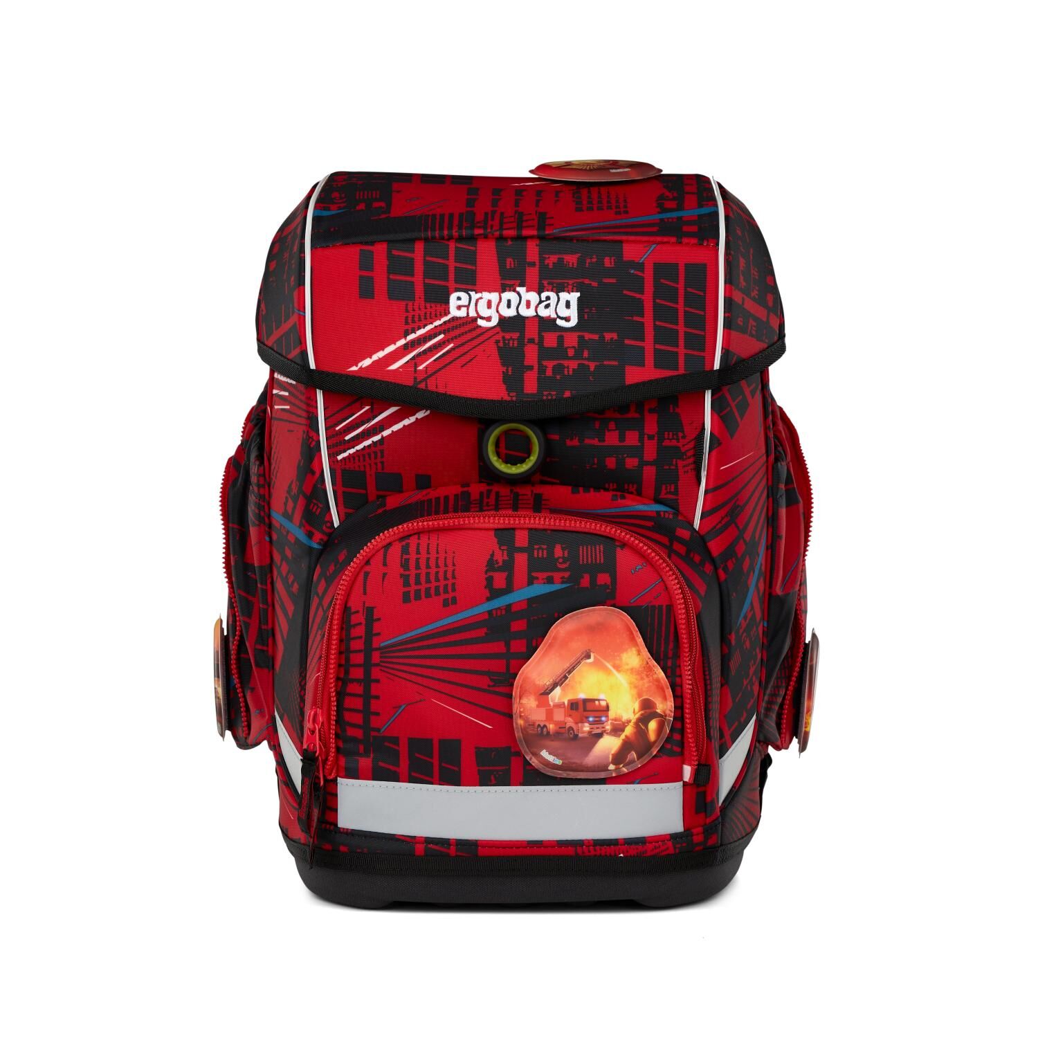 ergobag cubo Schulranzen-Set AlarmBärreitschaft