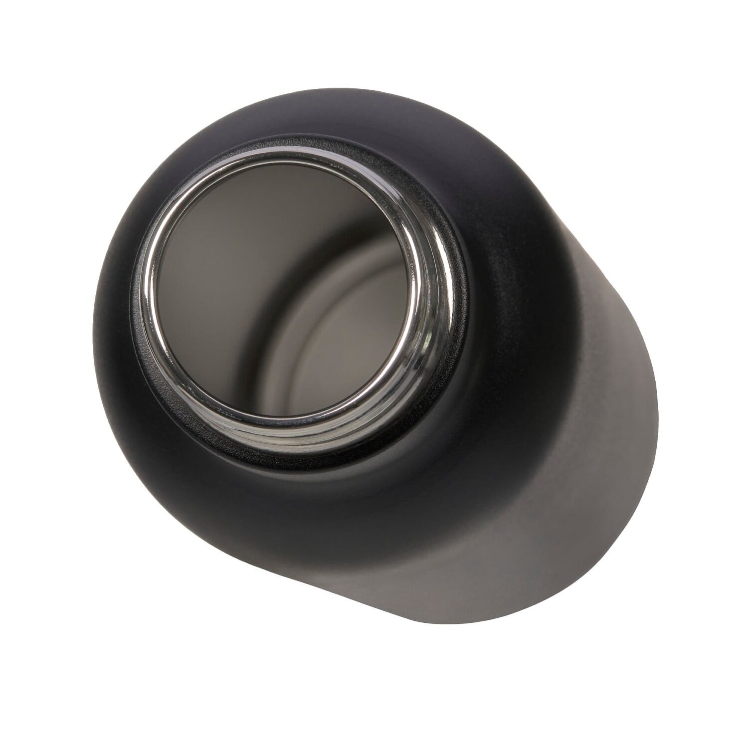 Lässig Trinkflasche Kinder - BOLD Edelstahl, black