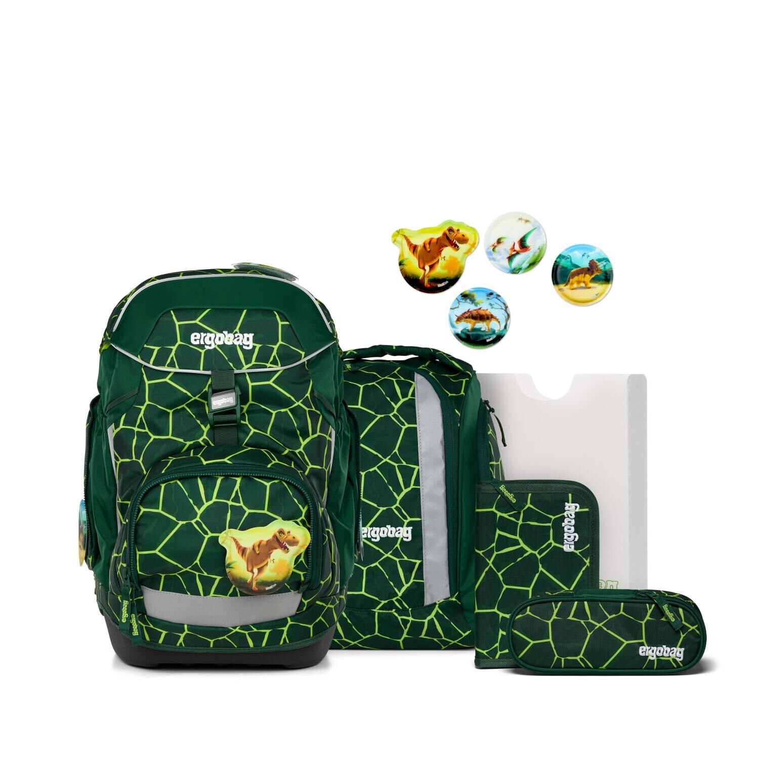 ergobag pack Schulrucksack-Set BärRex